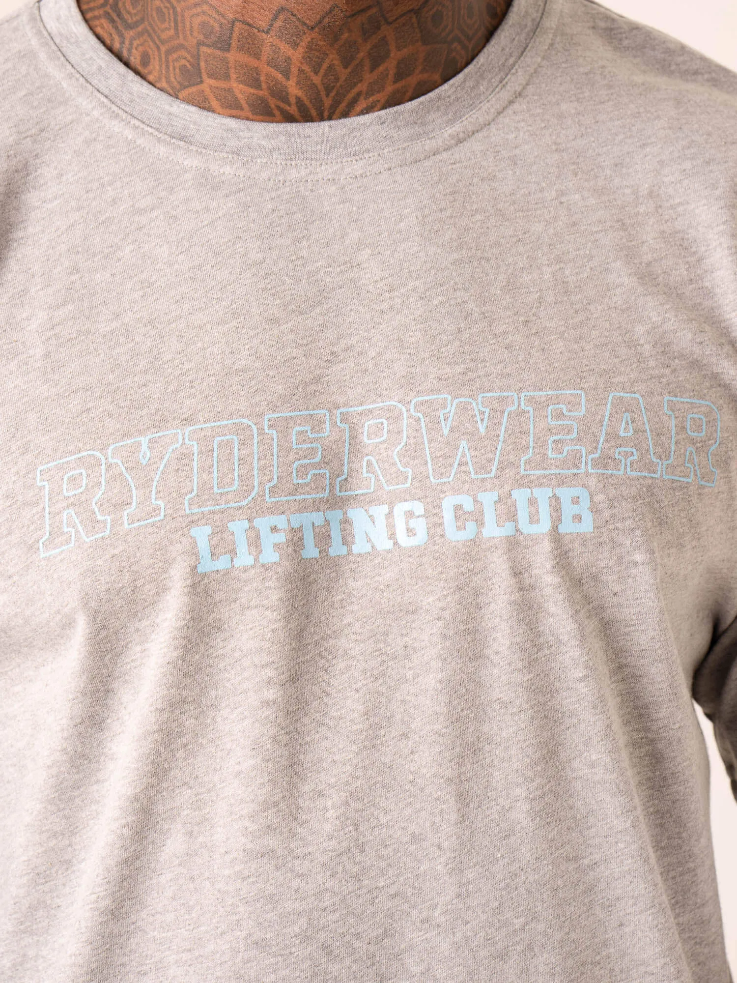 Lifting Club T-Shirt - Grey Marl casual wear