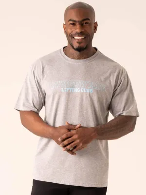 Lifting Club T-Shirt - Grey Marl summer breeze