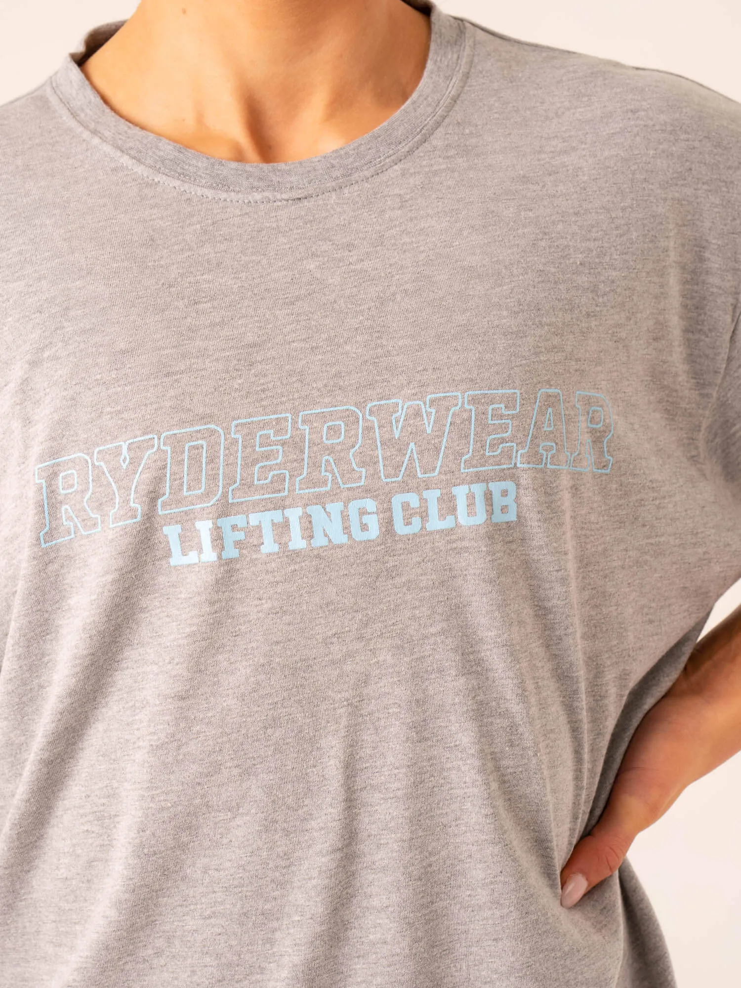 Lifting Club T-Shirt - Grey Marl spring colors