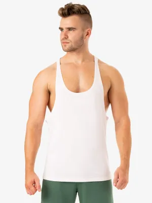Limitless Stringer T-Back - White free stretch