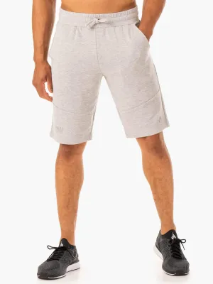 Limitless Track Short - Grey Marl fitness gear