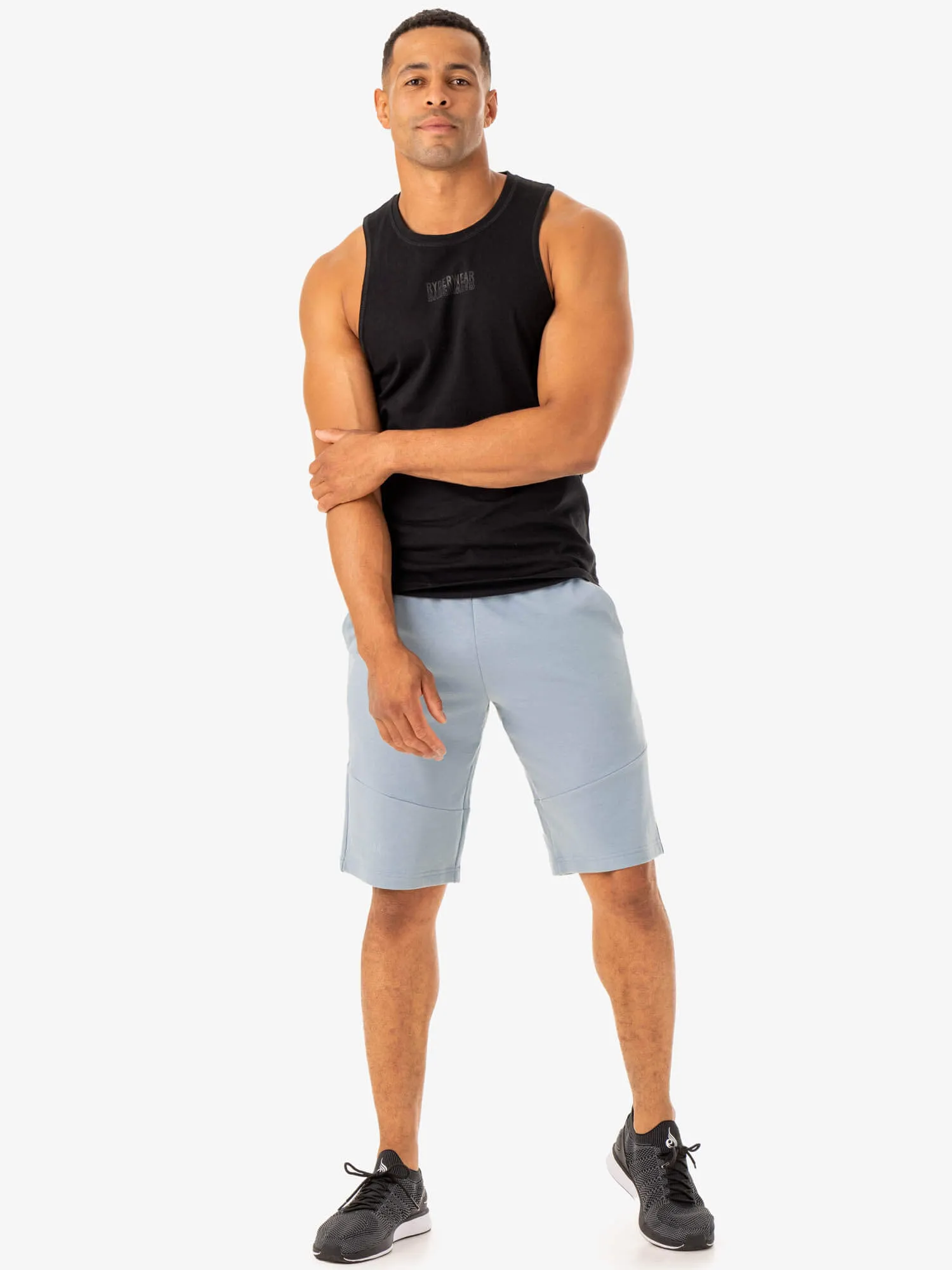 Limitless Track Short - Ice Blue fast drying