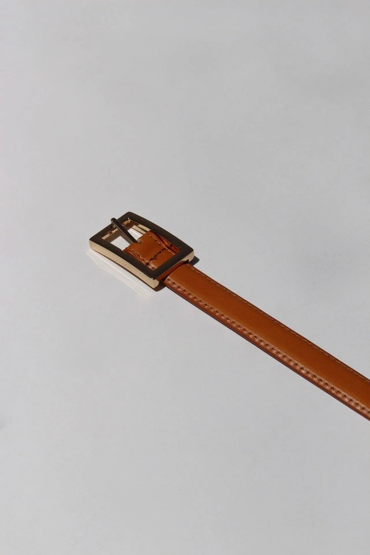 Lois Genuine Leather Belt with Gold Hardware closet staple