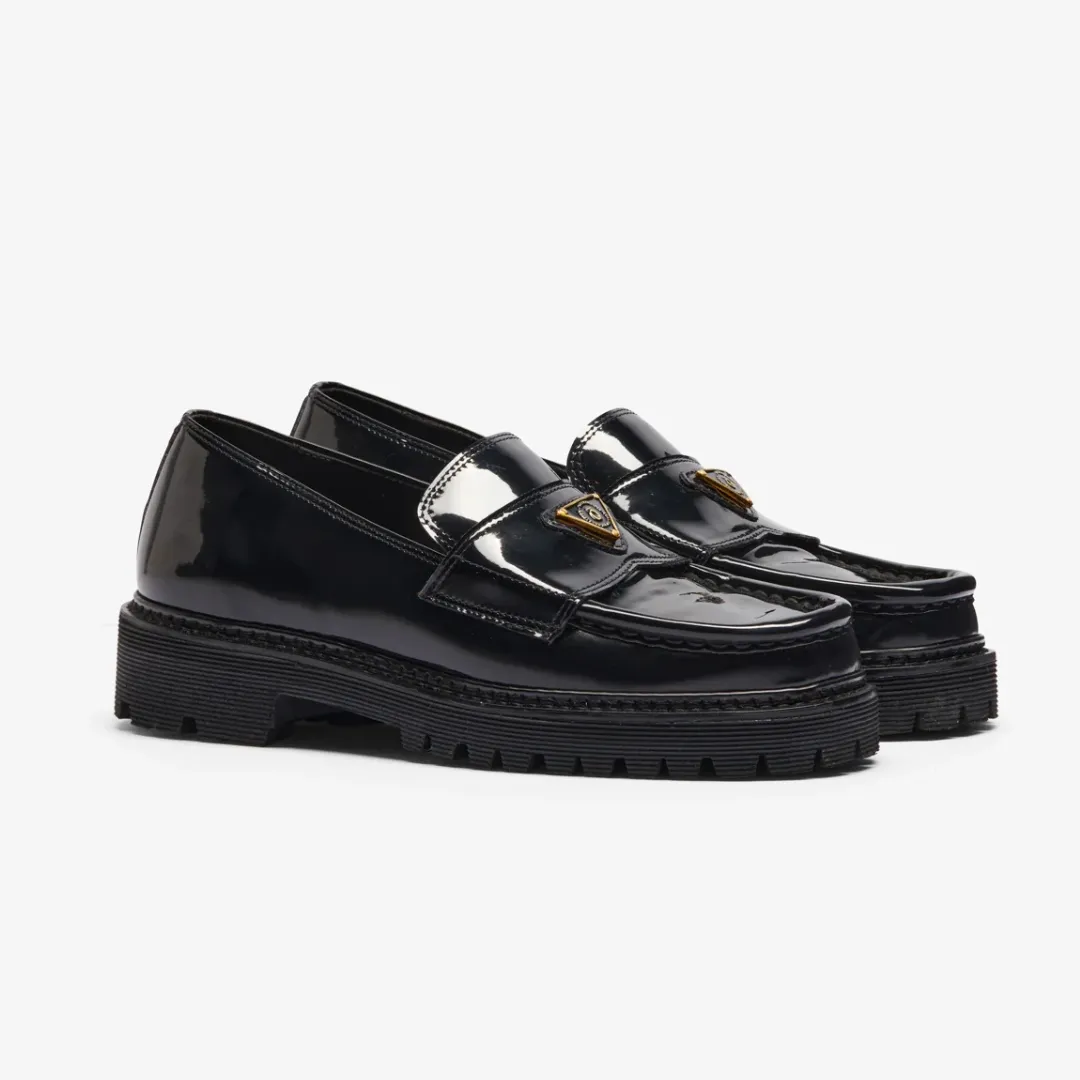Lulie Patent Loafer in Black from Nskin fresh fit