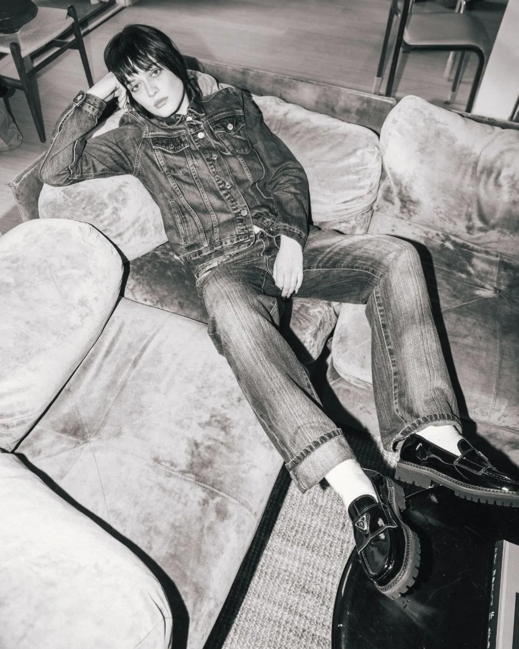 Lulie Patent Loafer in Black from Nskin daily commute