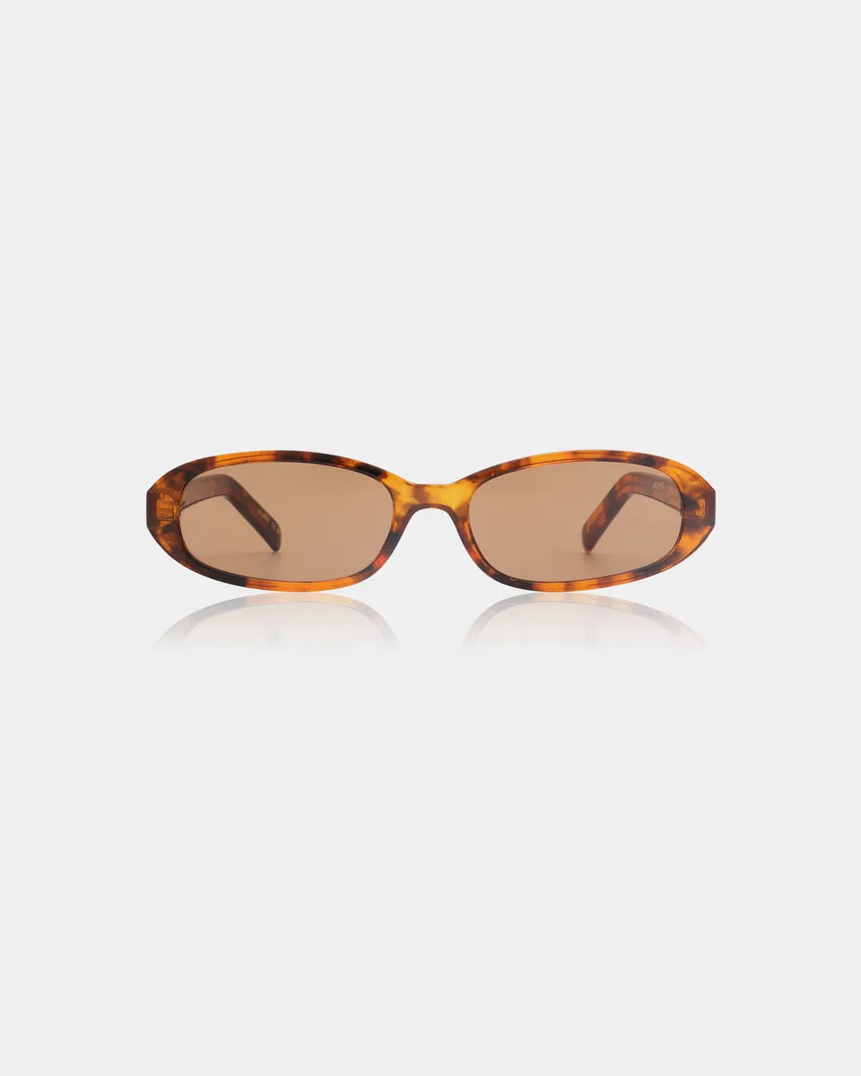 Macy Sunglasses in Havana from A. Kjaerbede shield lens