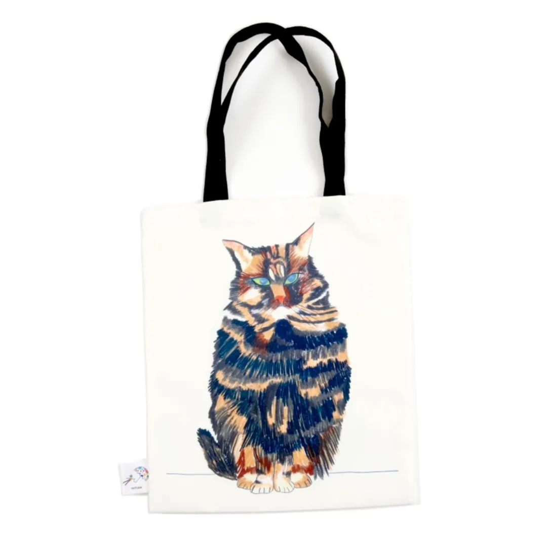 Margot Cat Cat Tote Bag from natchie gym essentials