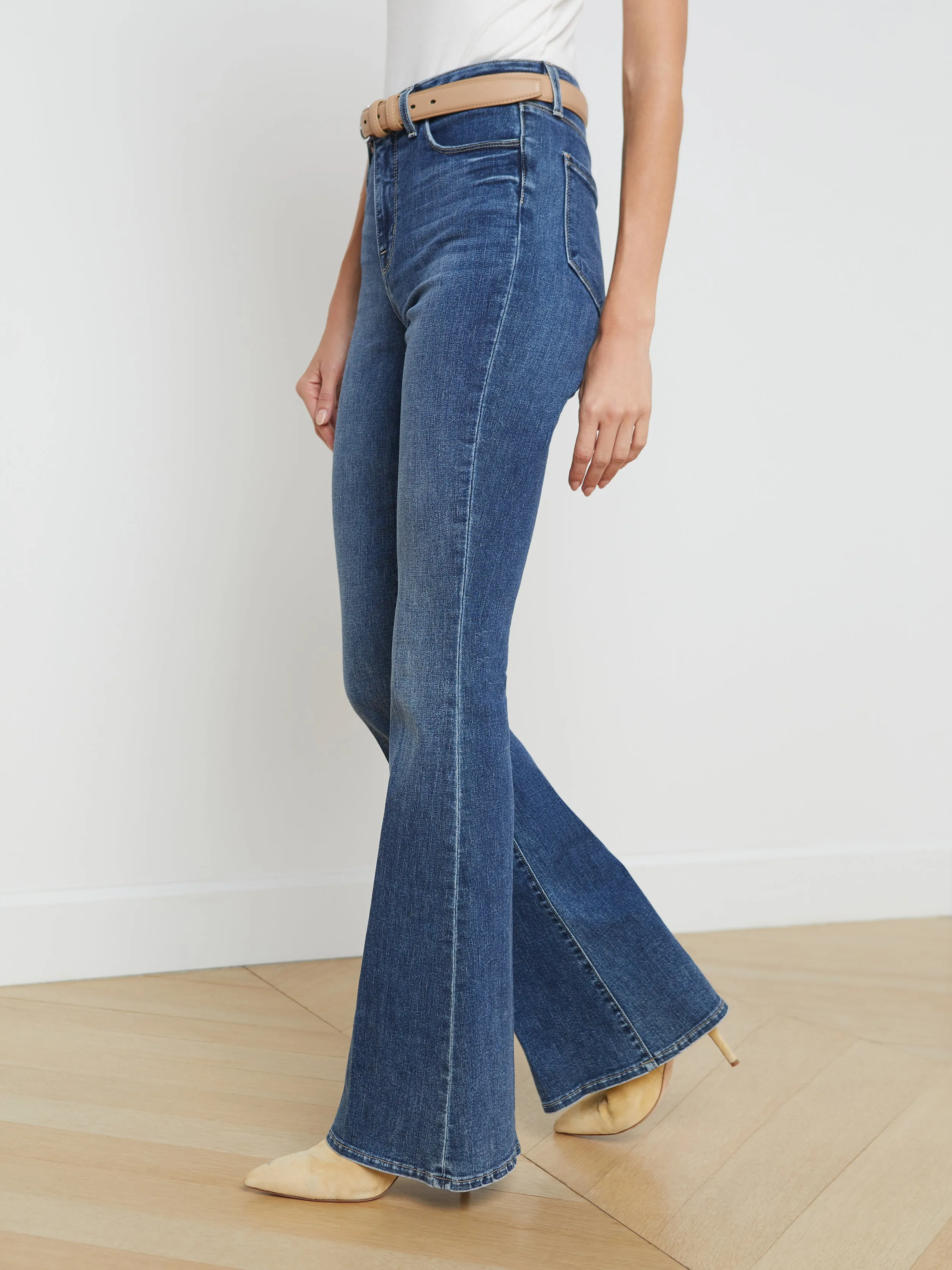 Marty High Rise Flare quick dry