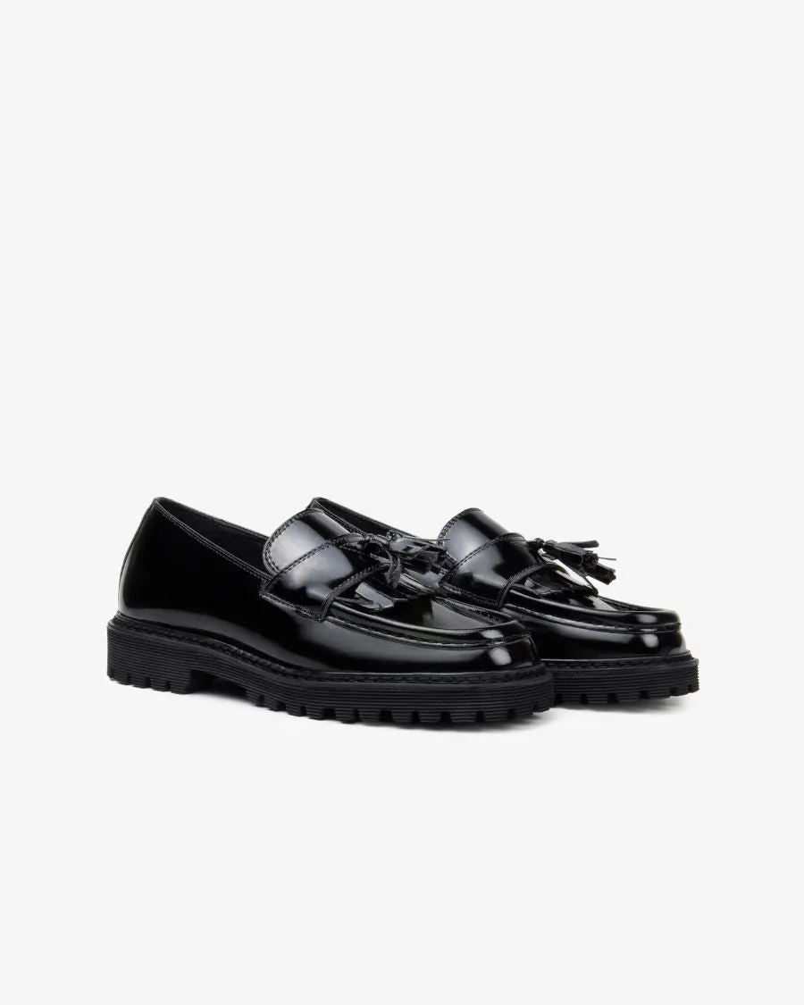 Mater Patent Loafer in Black from Nskin client visit