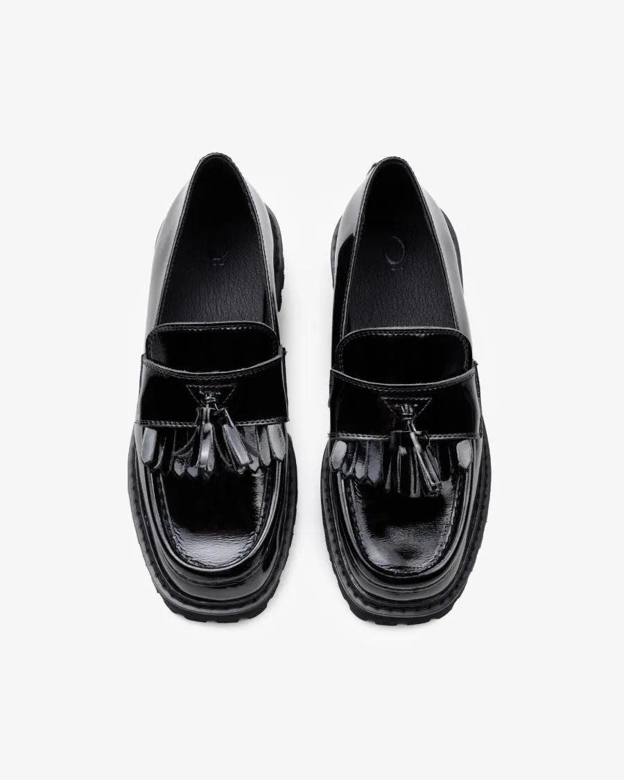 Mater Patent Loafer in Black from Nskin modern vibe