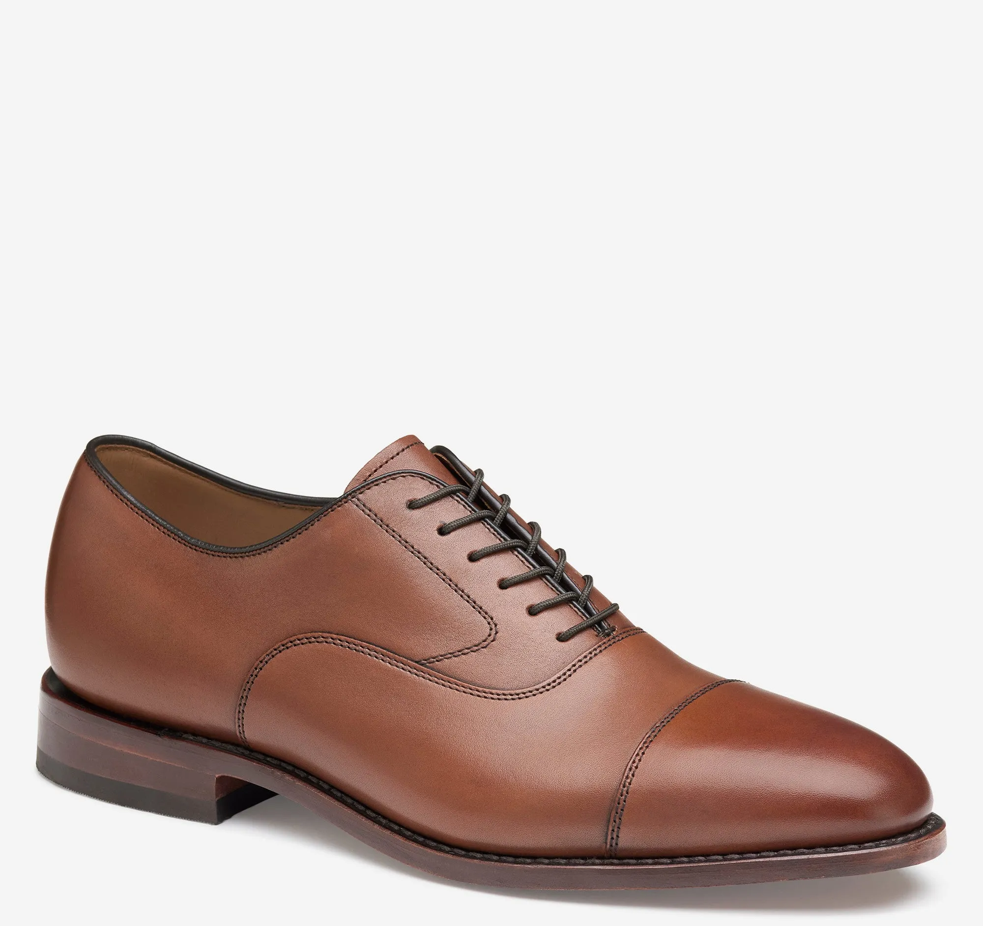 Melton Cap Toe Shoes - Tan timeless feel