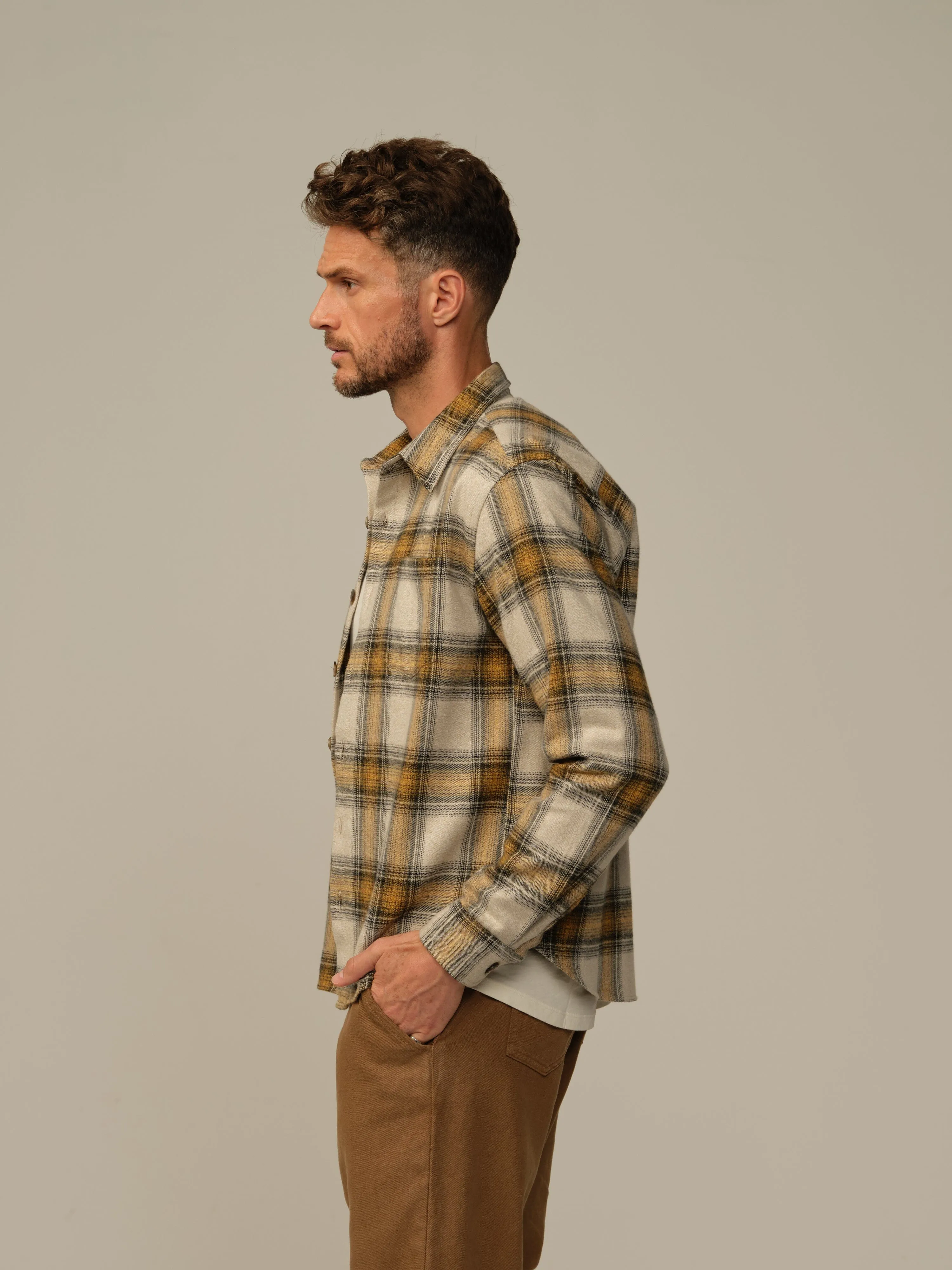 Men's Accord Japanese Cotton Flannel Shirt - Final Sale Innovative fabric
