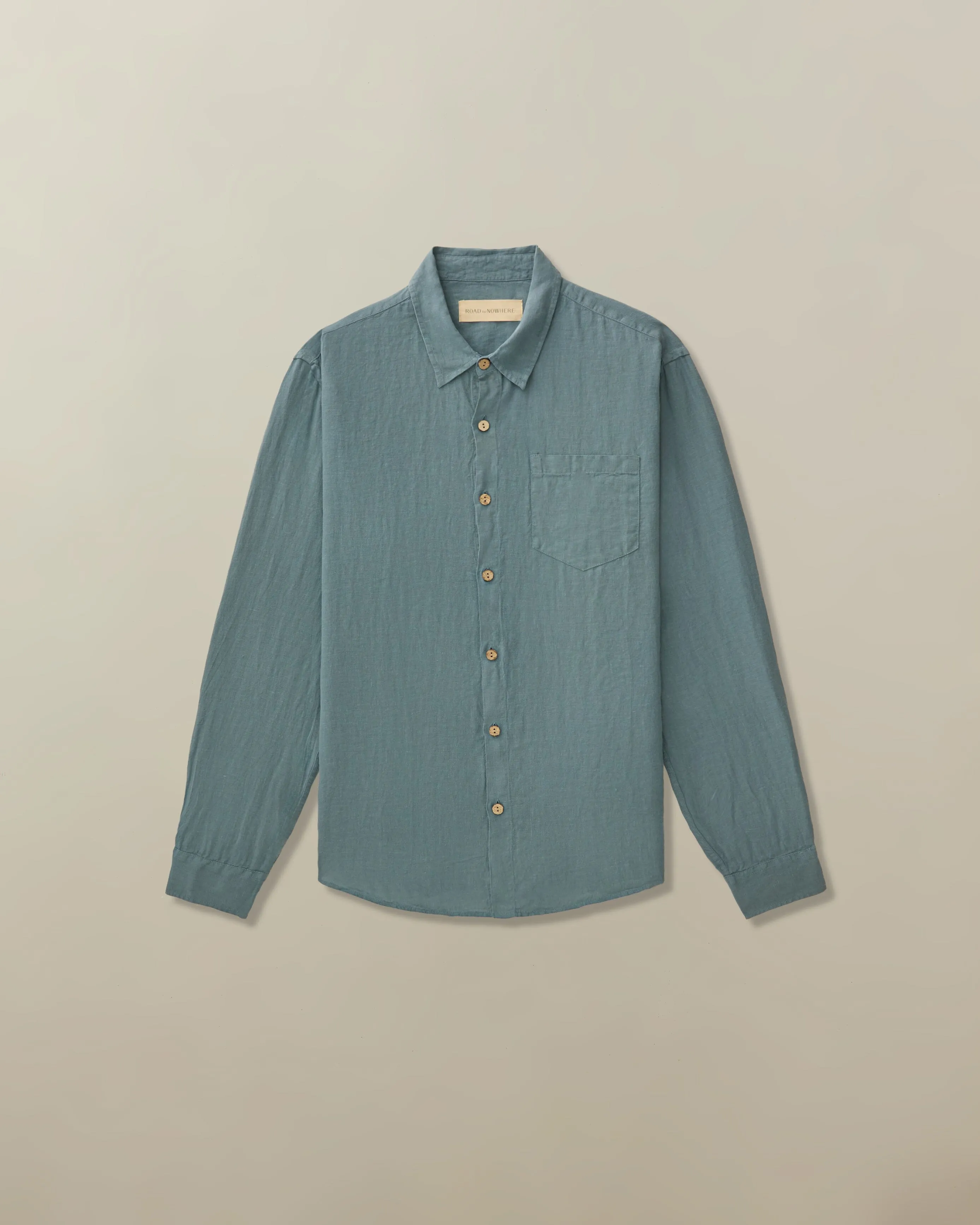 Men's Accord Shirt in Garment Dyed Linen Professional custom