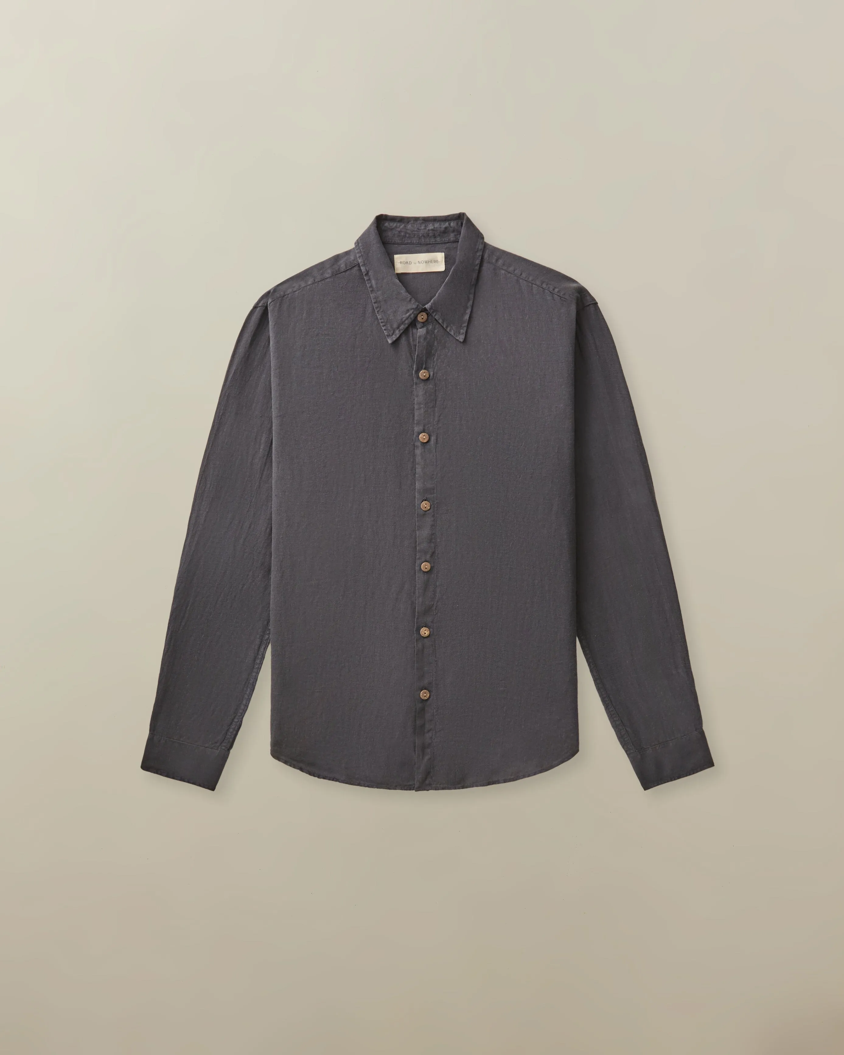 Men's Accord Shirt in Garment Dyed Linen Multi-color patch