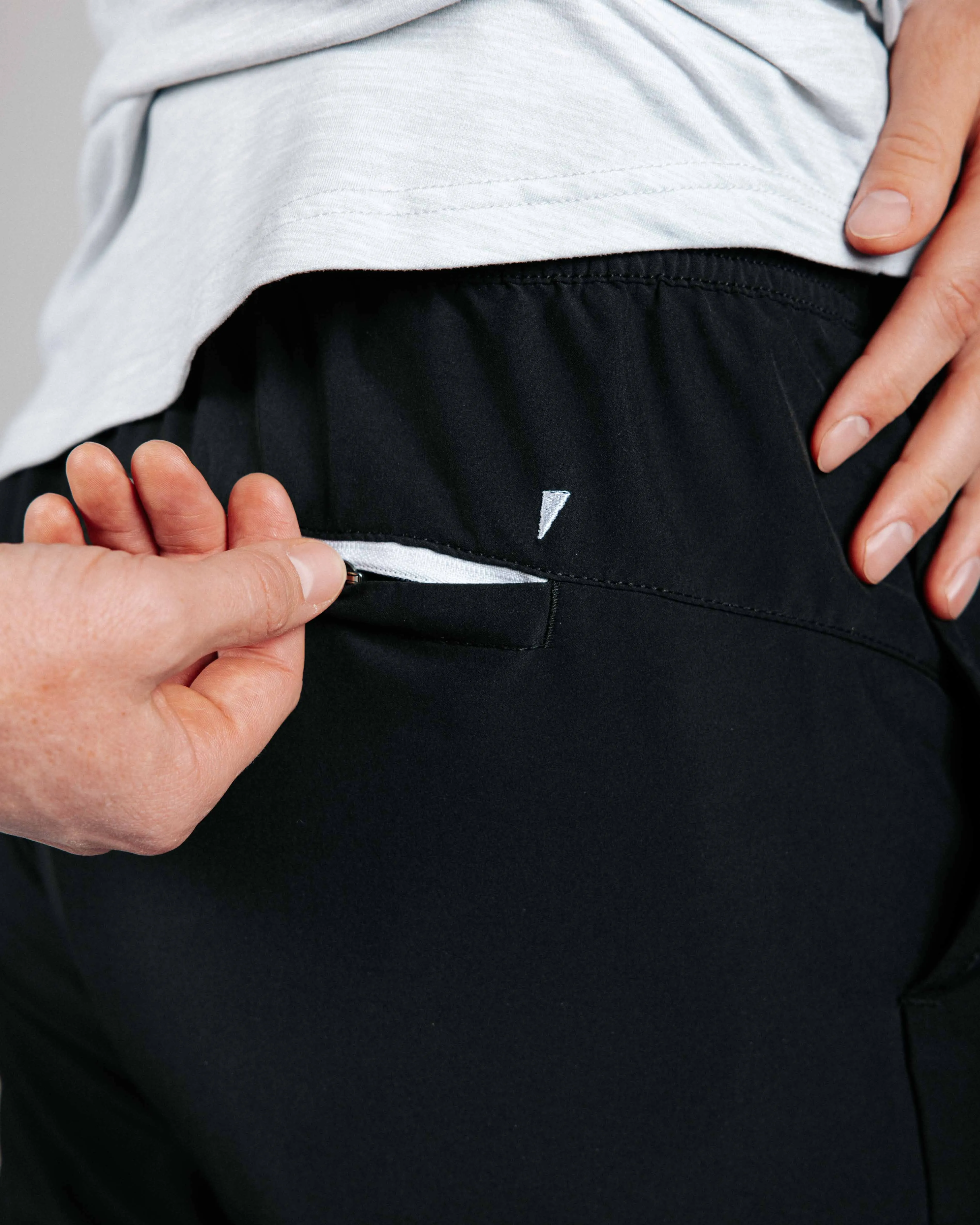 Men's Black Active Jogger outdoor leisure