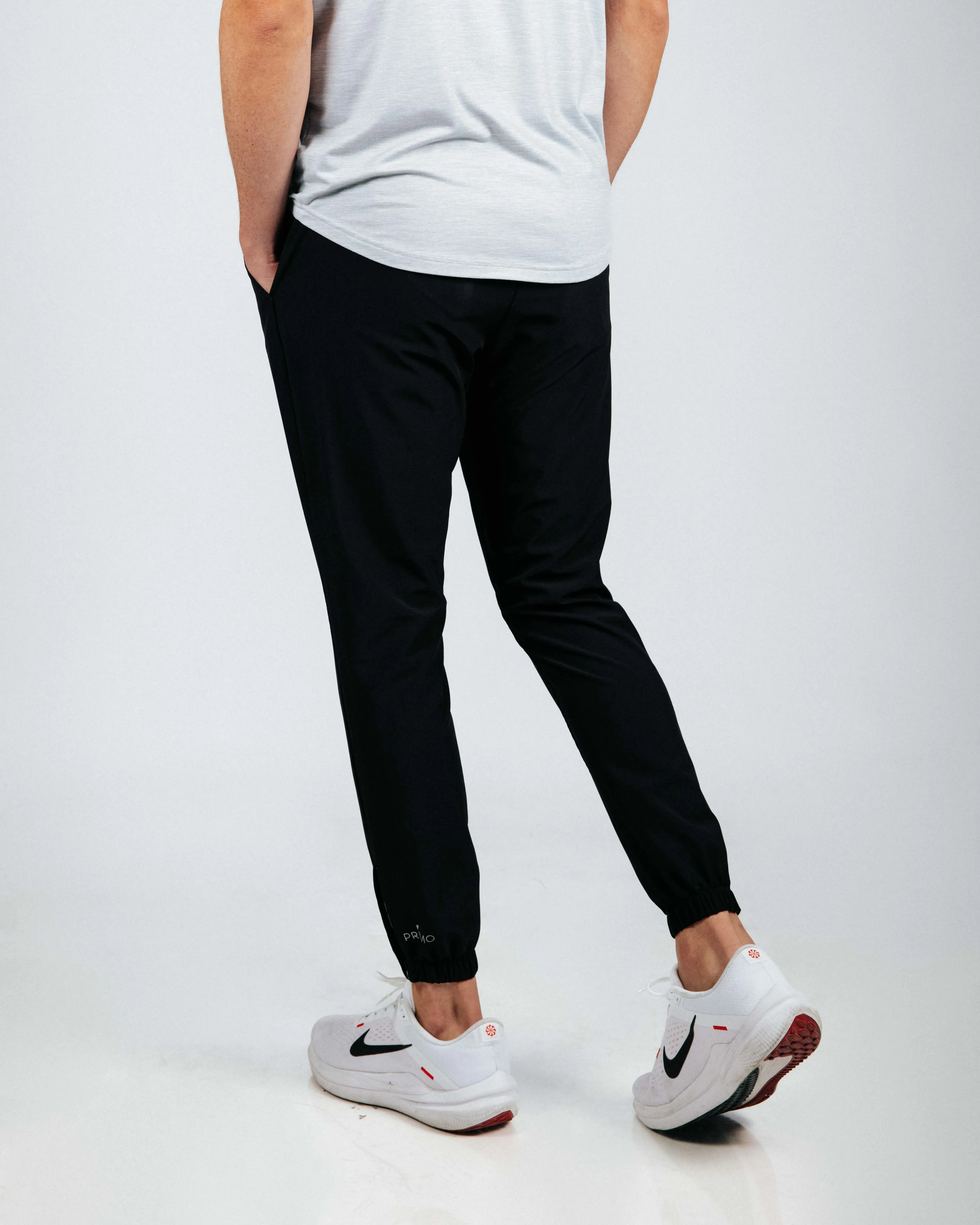 Men's Black Active Jogger elastic waistband