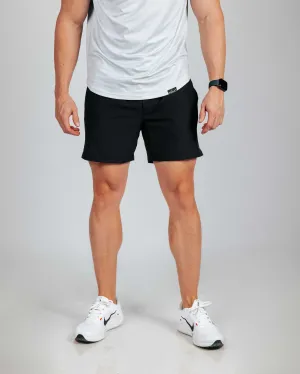 Men's Black Active Shorts casual vogue