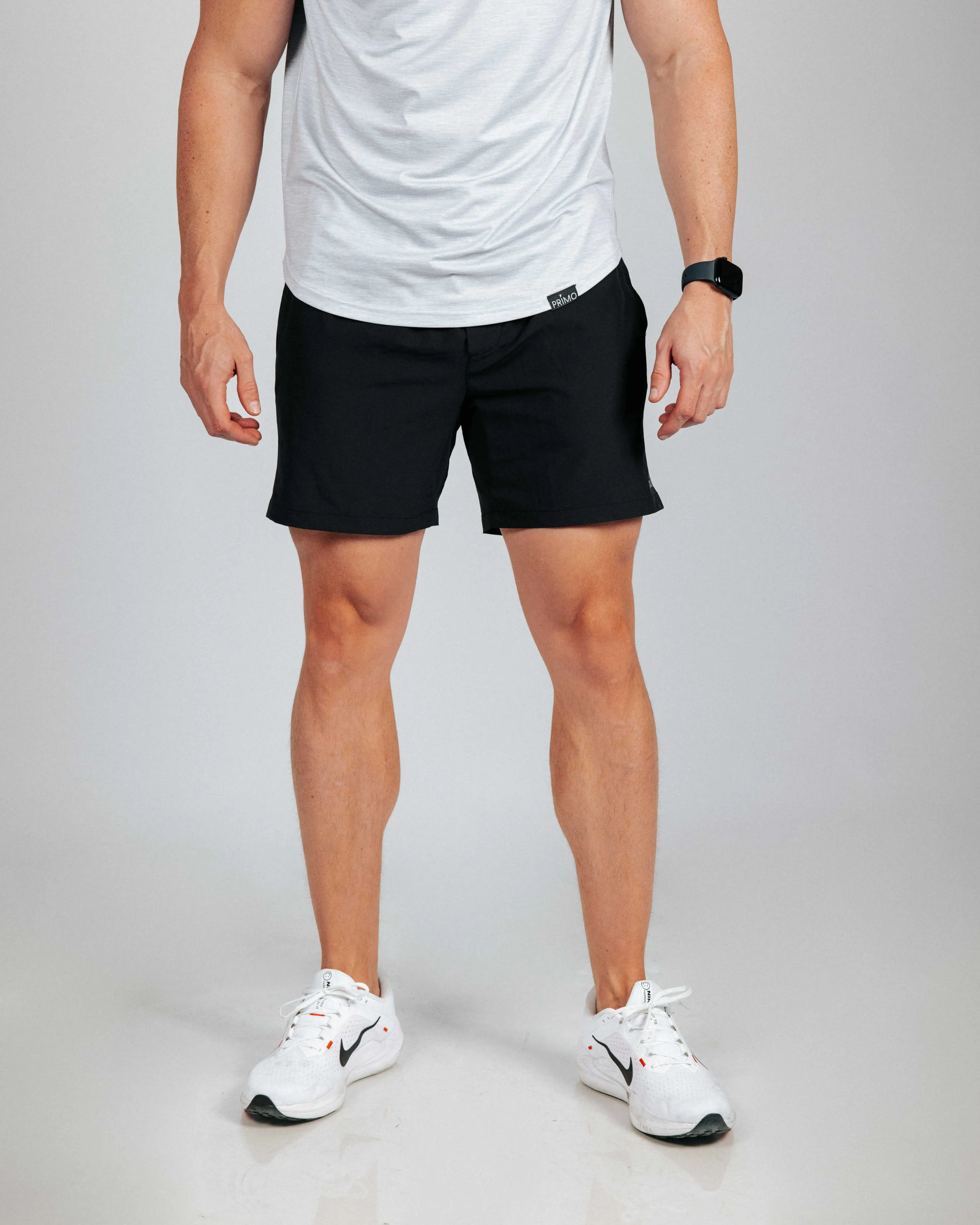 Men's Black Active Shorts casual vogue