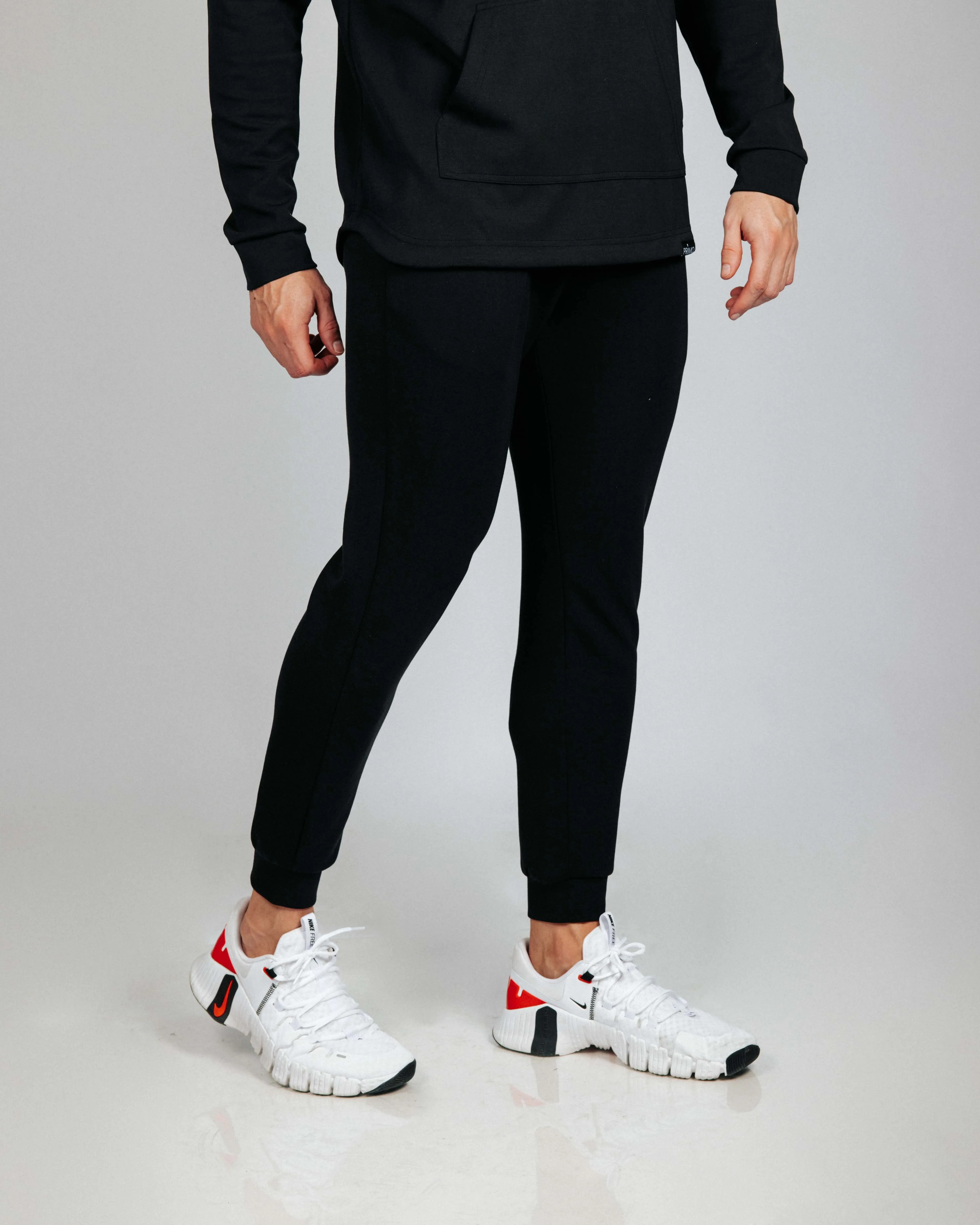 Men's Black Recovery Joggers summer essential