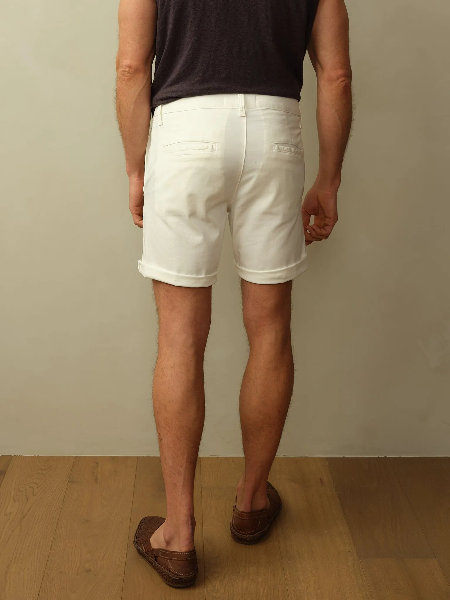 Men's Brooklyn Short in Garment Dyed Japanese Twill summer release
