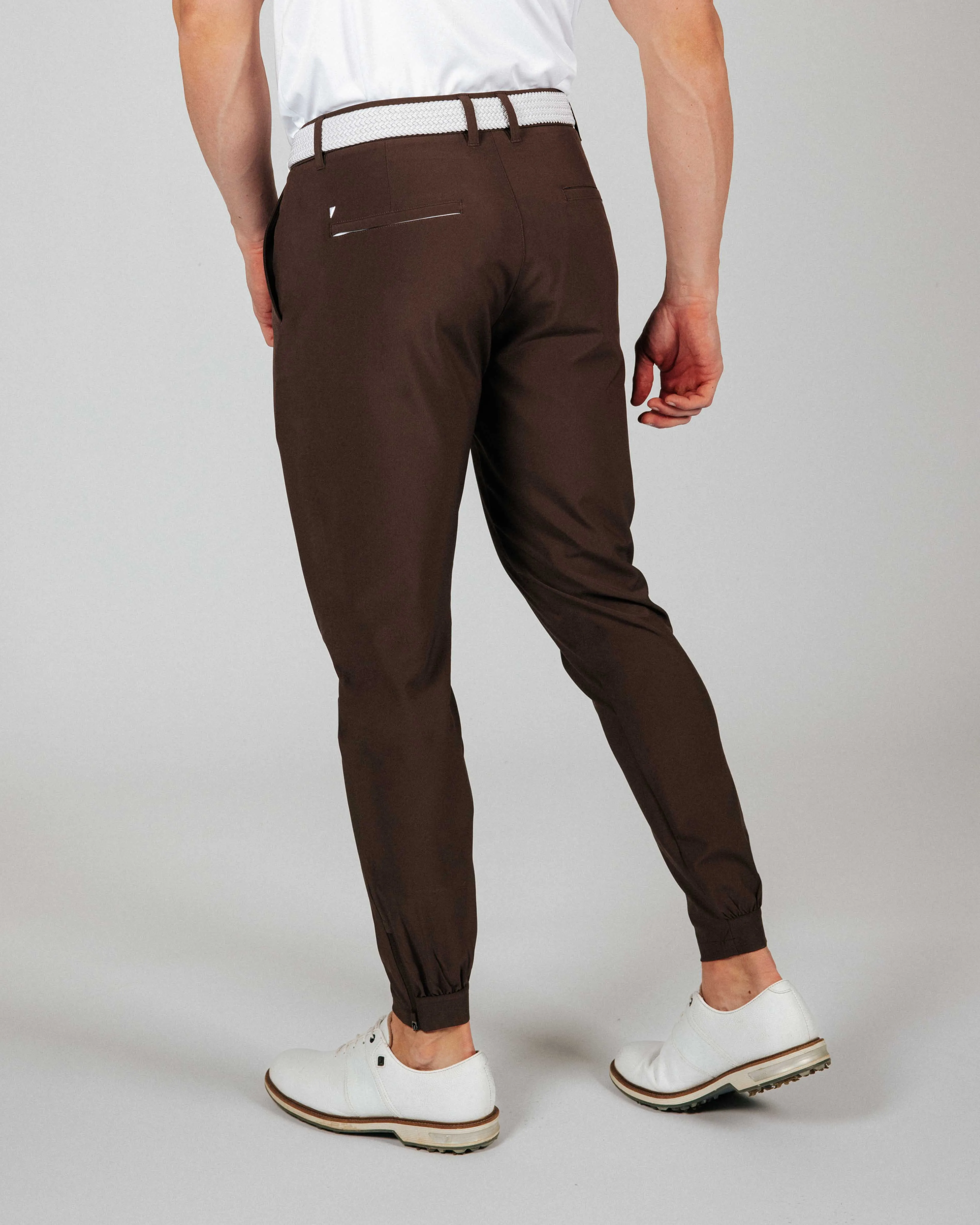 Men's Brown Golf Jogger morning routines