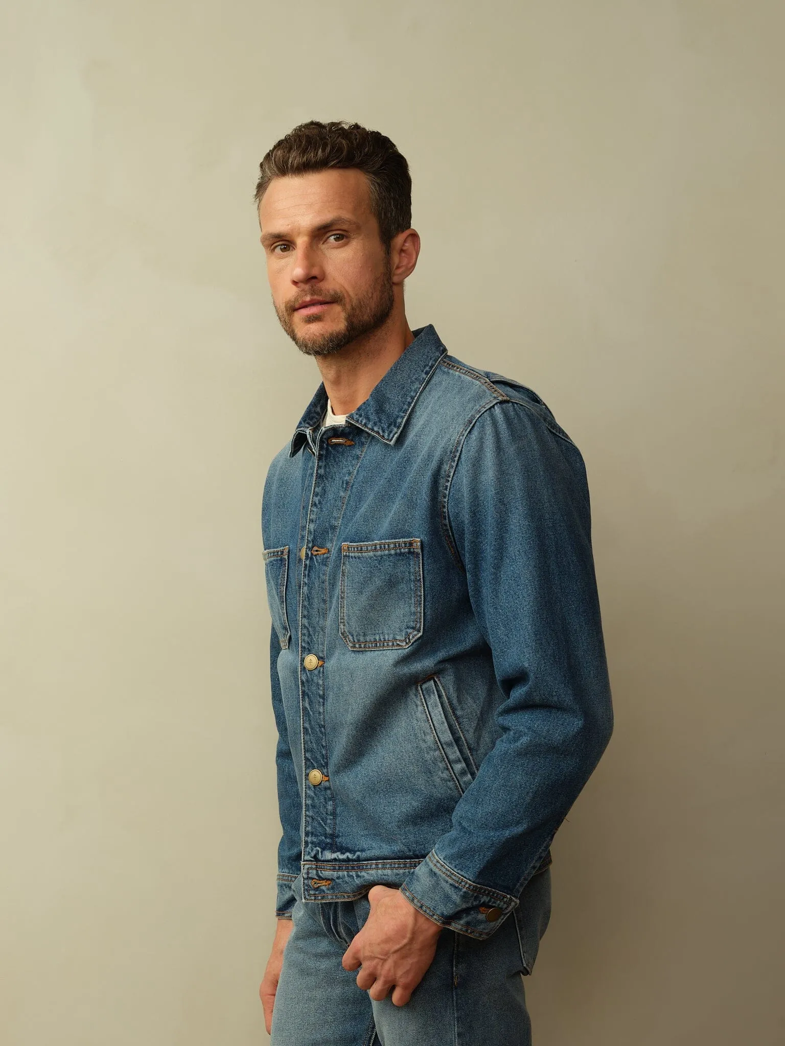 Men's Cody Japanese Denim Jacket casual comfort