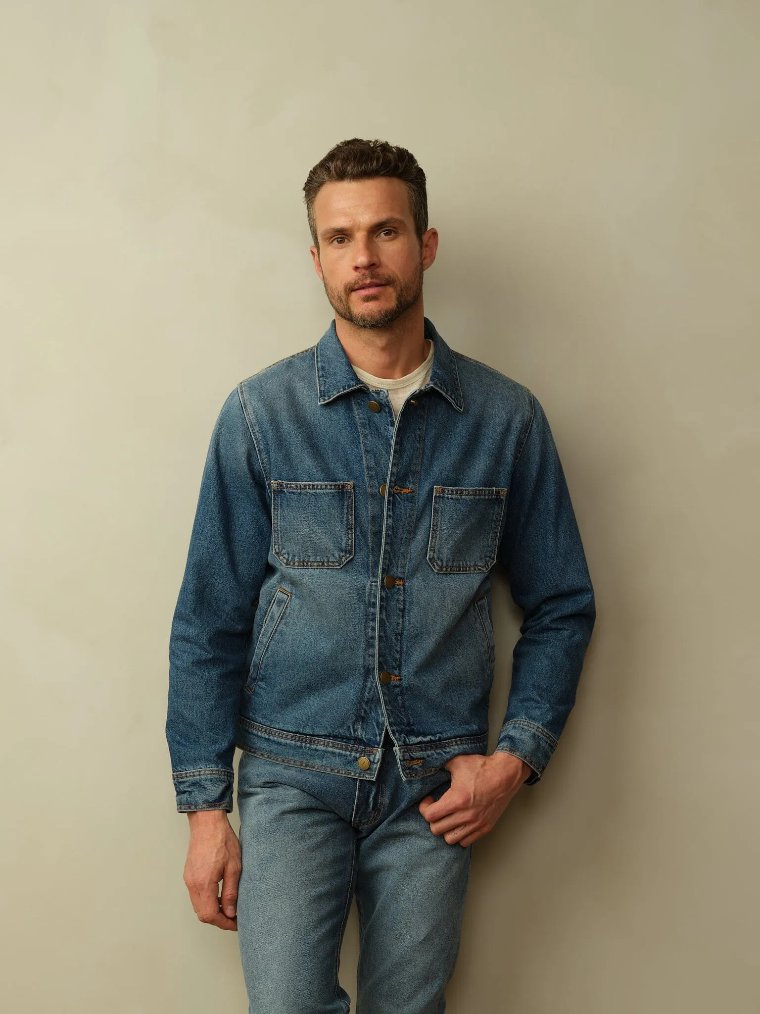 Men's Cody Japanese Denim Jacket city commute