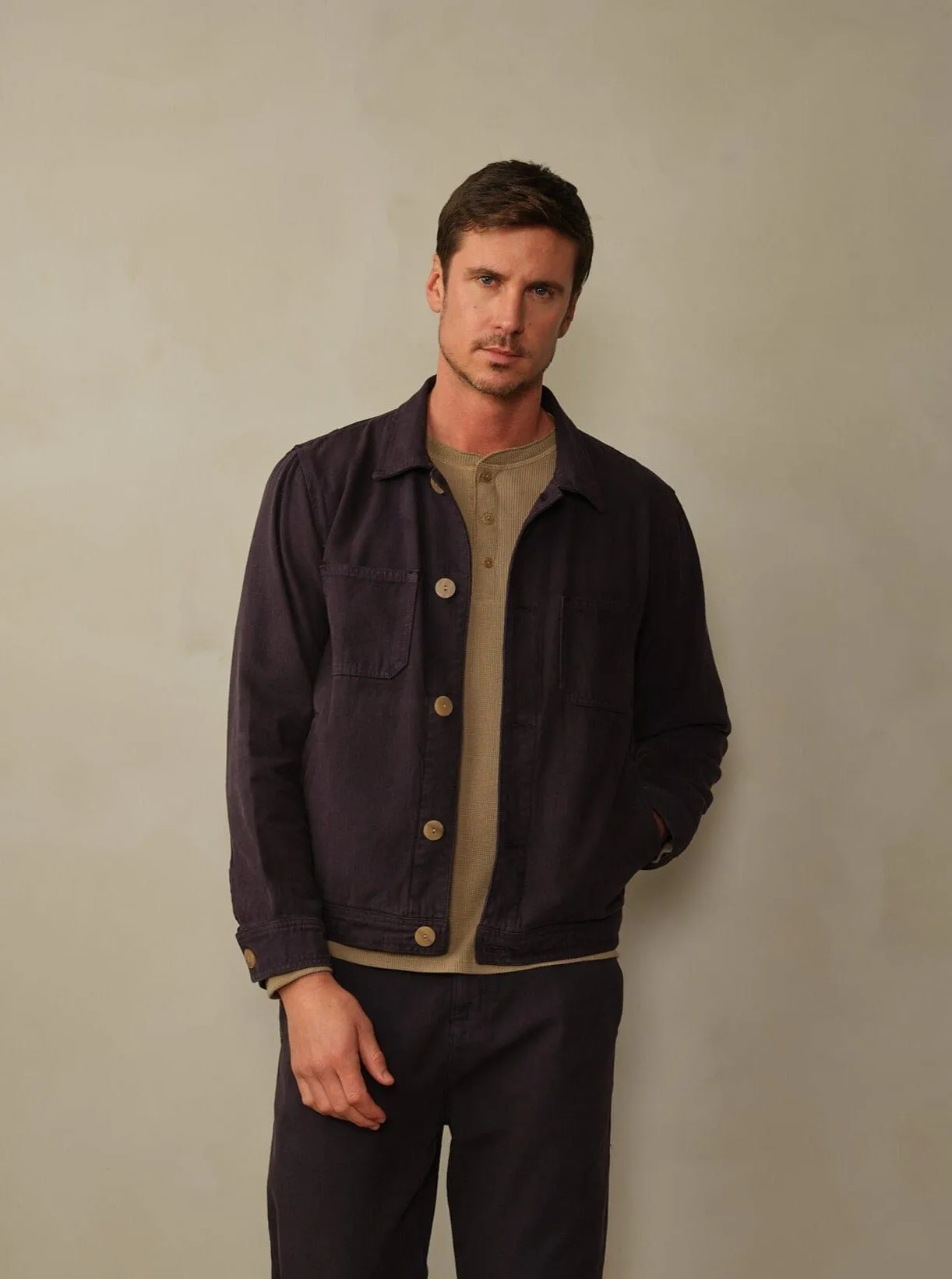 Men's Cody Recycled Cotton Jacket - Final Sale rugged style