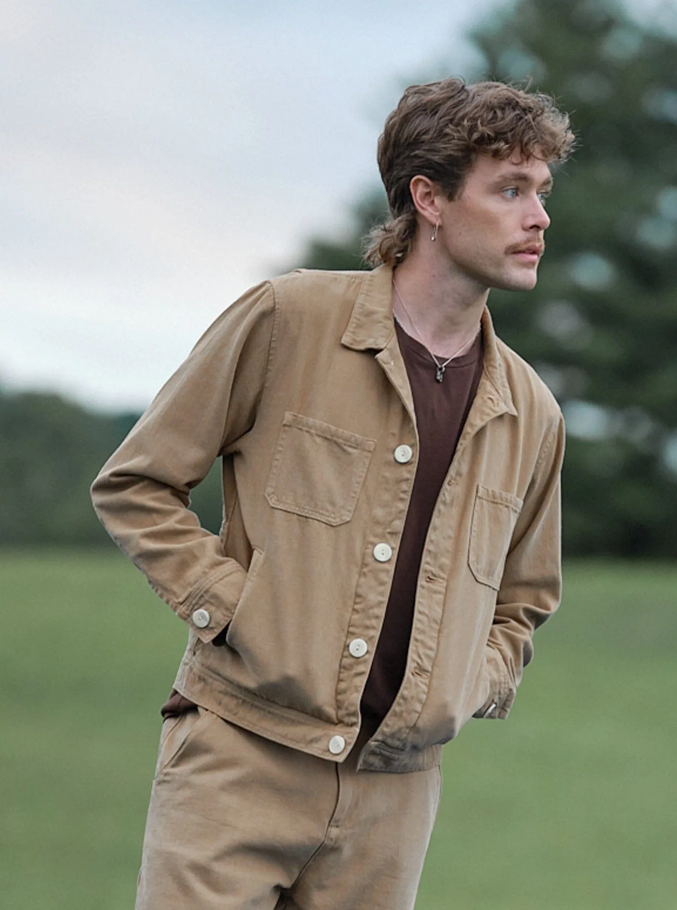 Men's Cody Recycled Cotton Jacket - Final Sale rugged durability