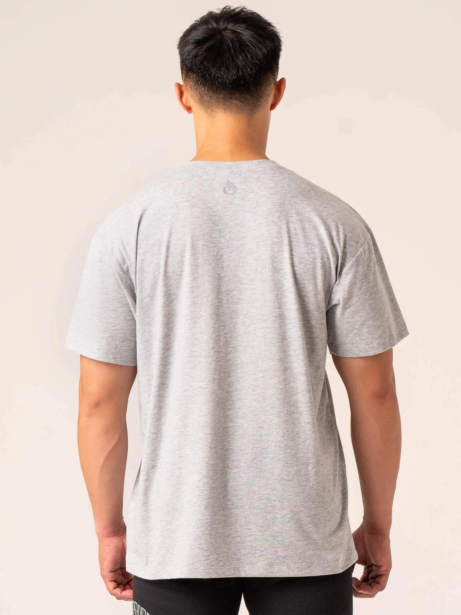 Men's Collegiate T-Shirt - Grey Marl casual fashion