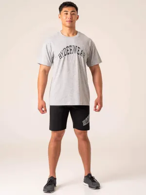 Men's Collegiate T-Shirt - Grey Marl festival spirit