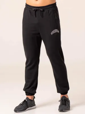 Men's Collegiate Track Pant - Black Fashion Trend