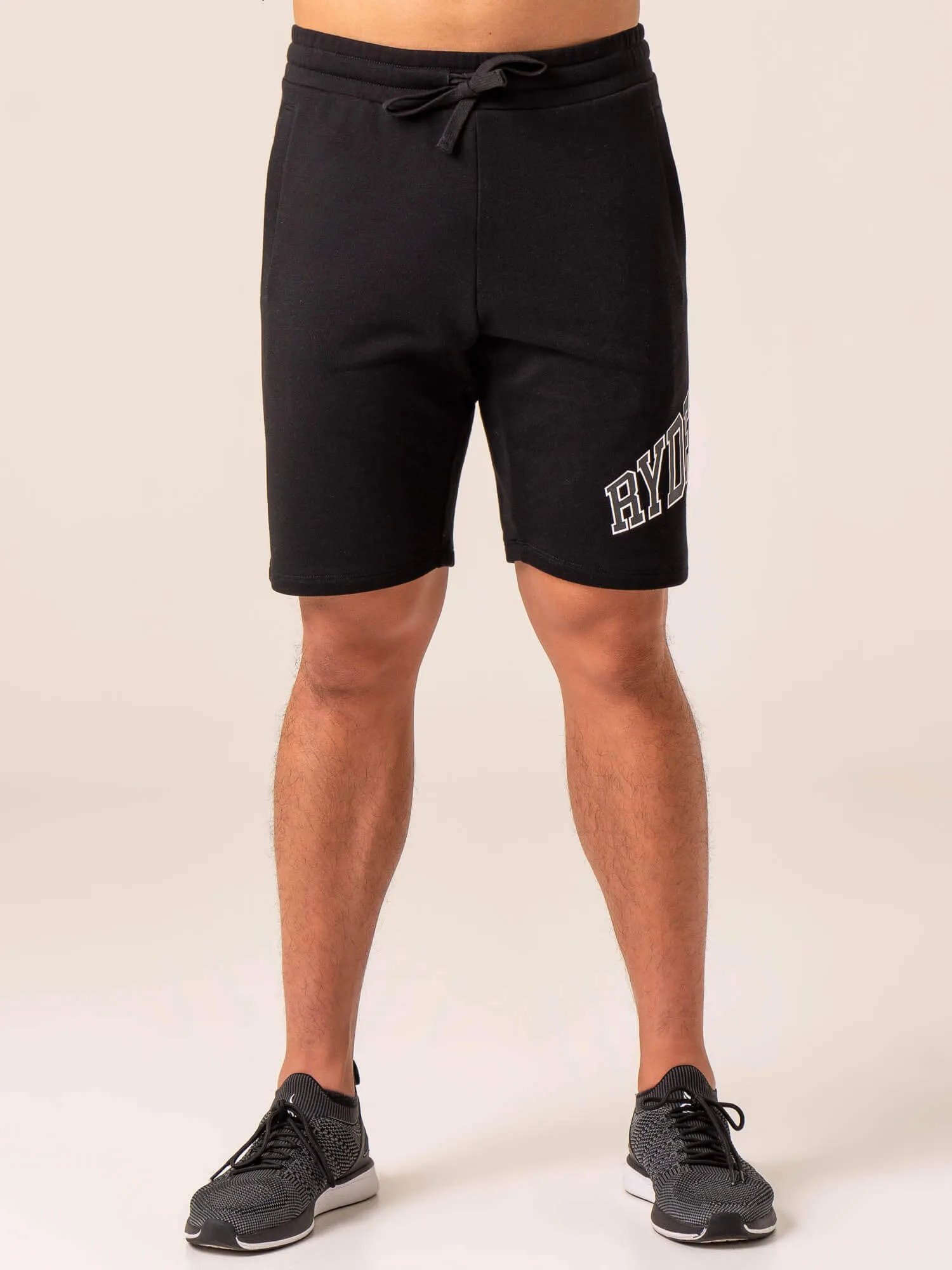 Men's Collegiate Track Short - Black sporty vibes