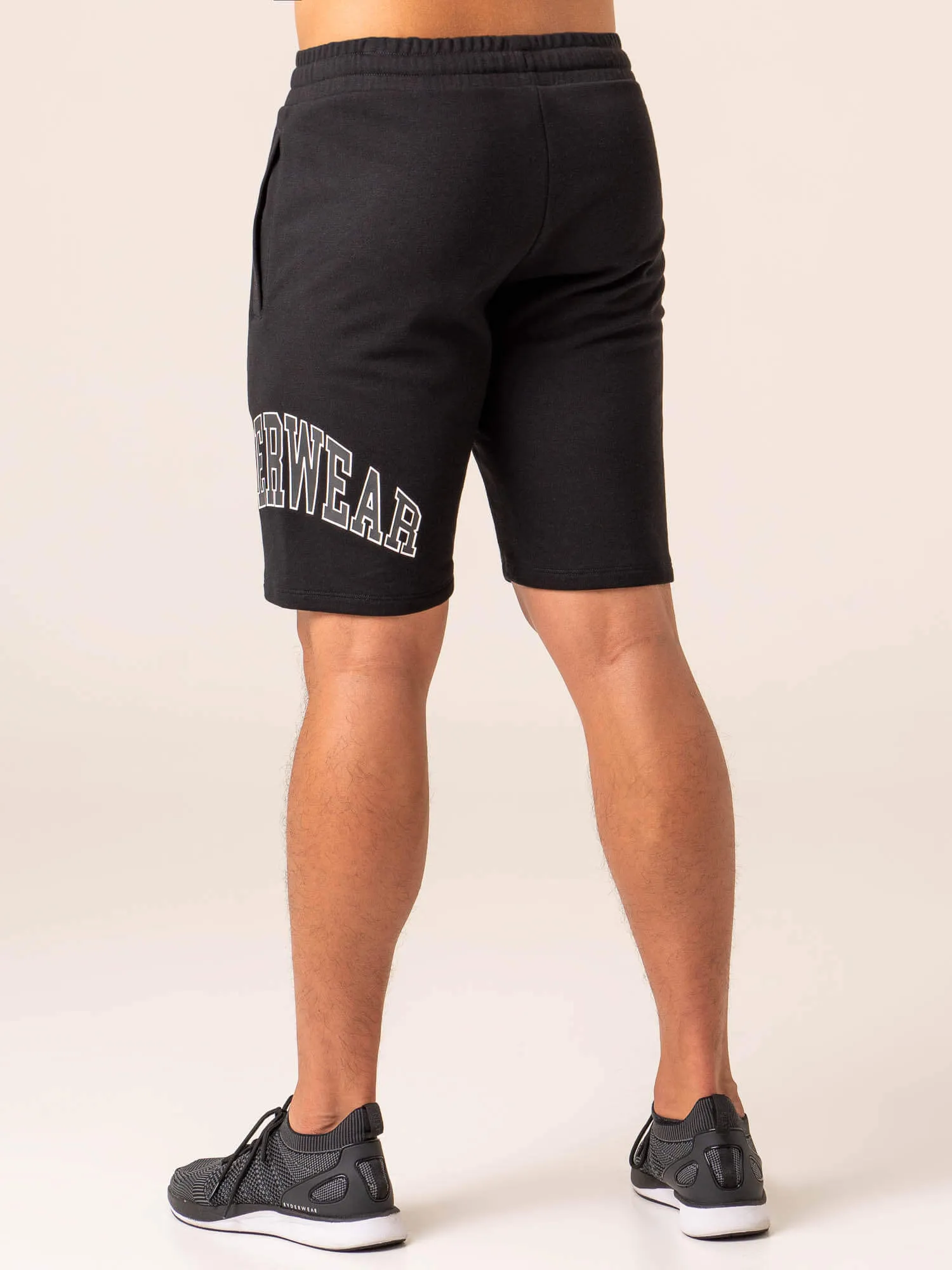 Men's Collegiate Track Short - Black casual style