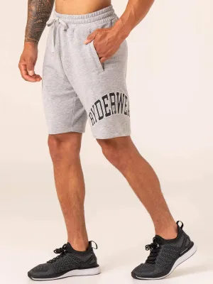 Men's Collegiate Track Short - Grey Marl gym culture