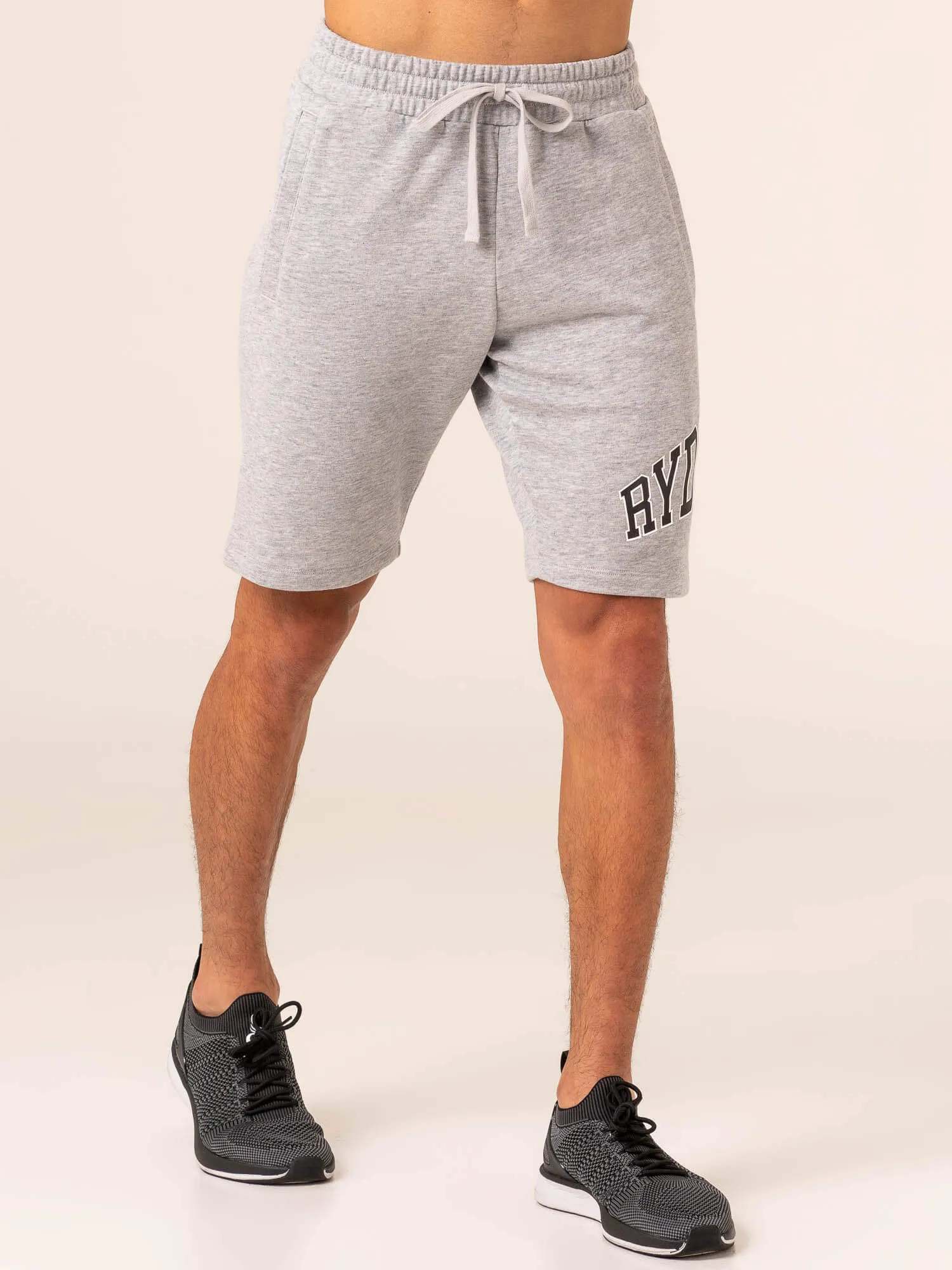 Men's Collegiate Track Short - Grey Marl beachwear
