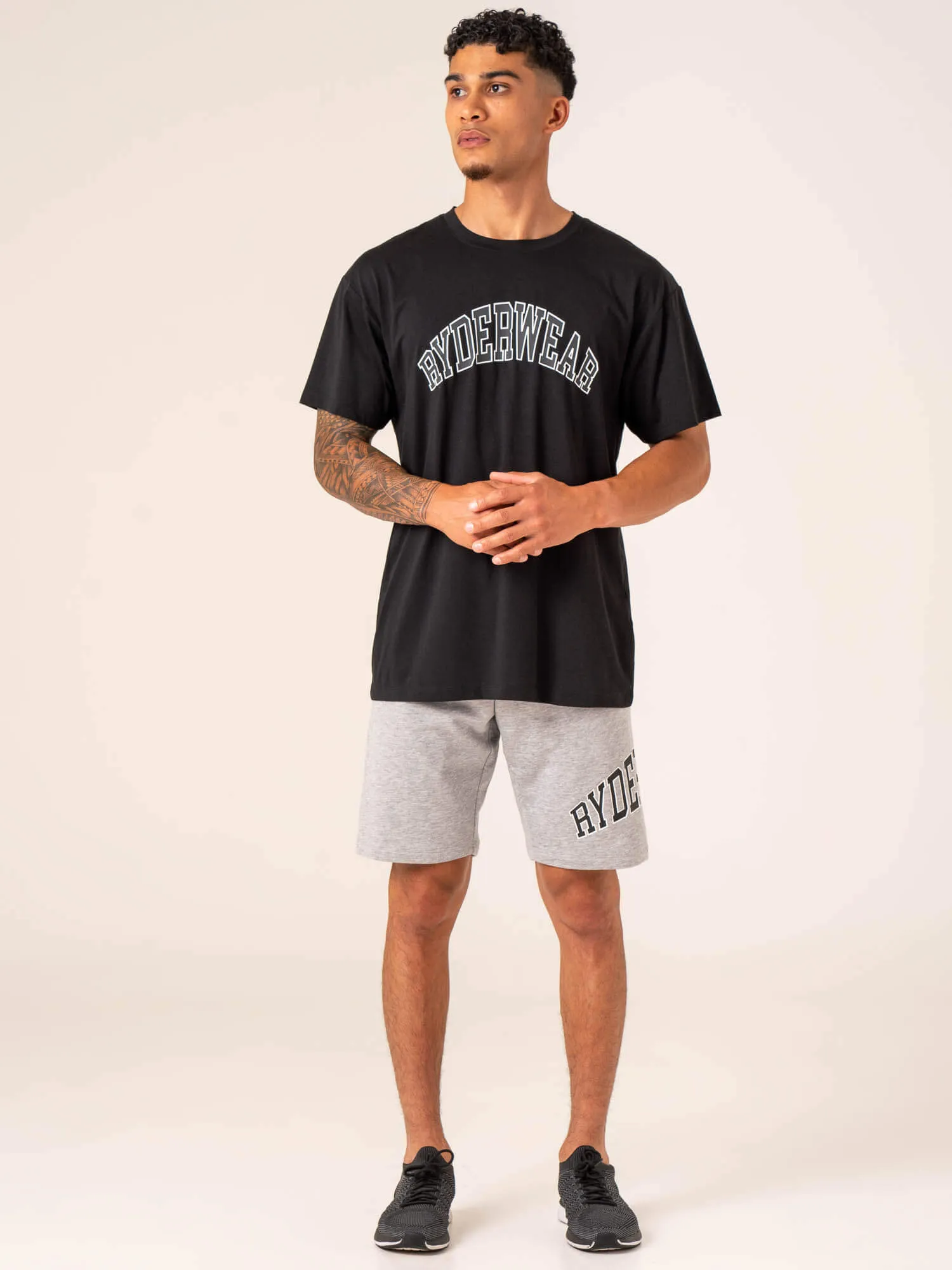 Men's Collegiate Track Short - Grey Marl skin comfort