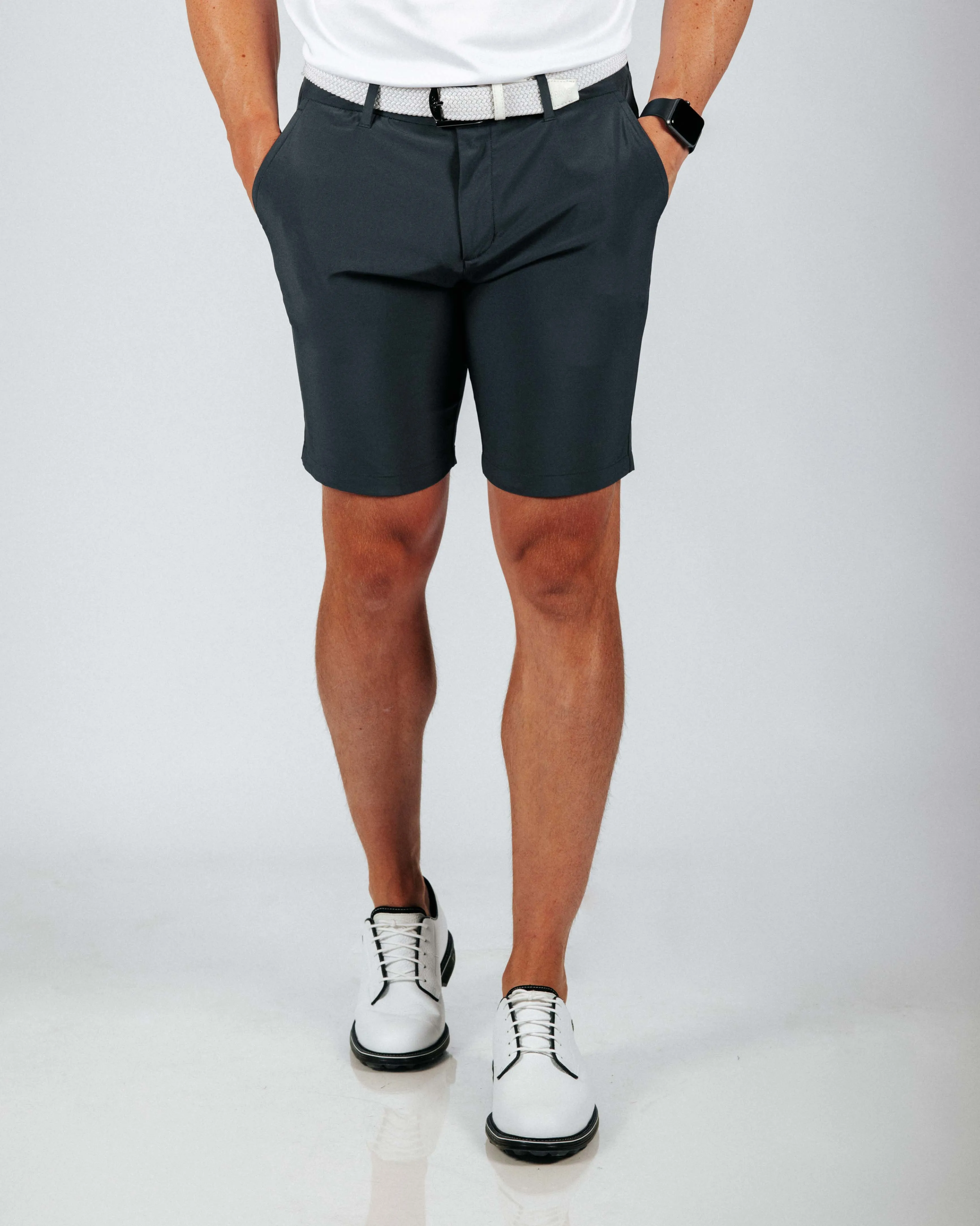 Men's Dark Gray Golf Shorts travel casual