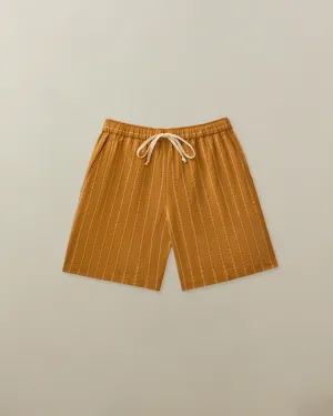 Men's Dillon Short in Organic Cotton Dobby fitness training
