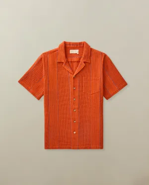 Men's Fez Shirt in Cotton Woven Fashion influencer