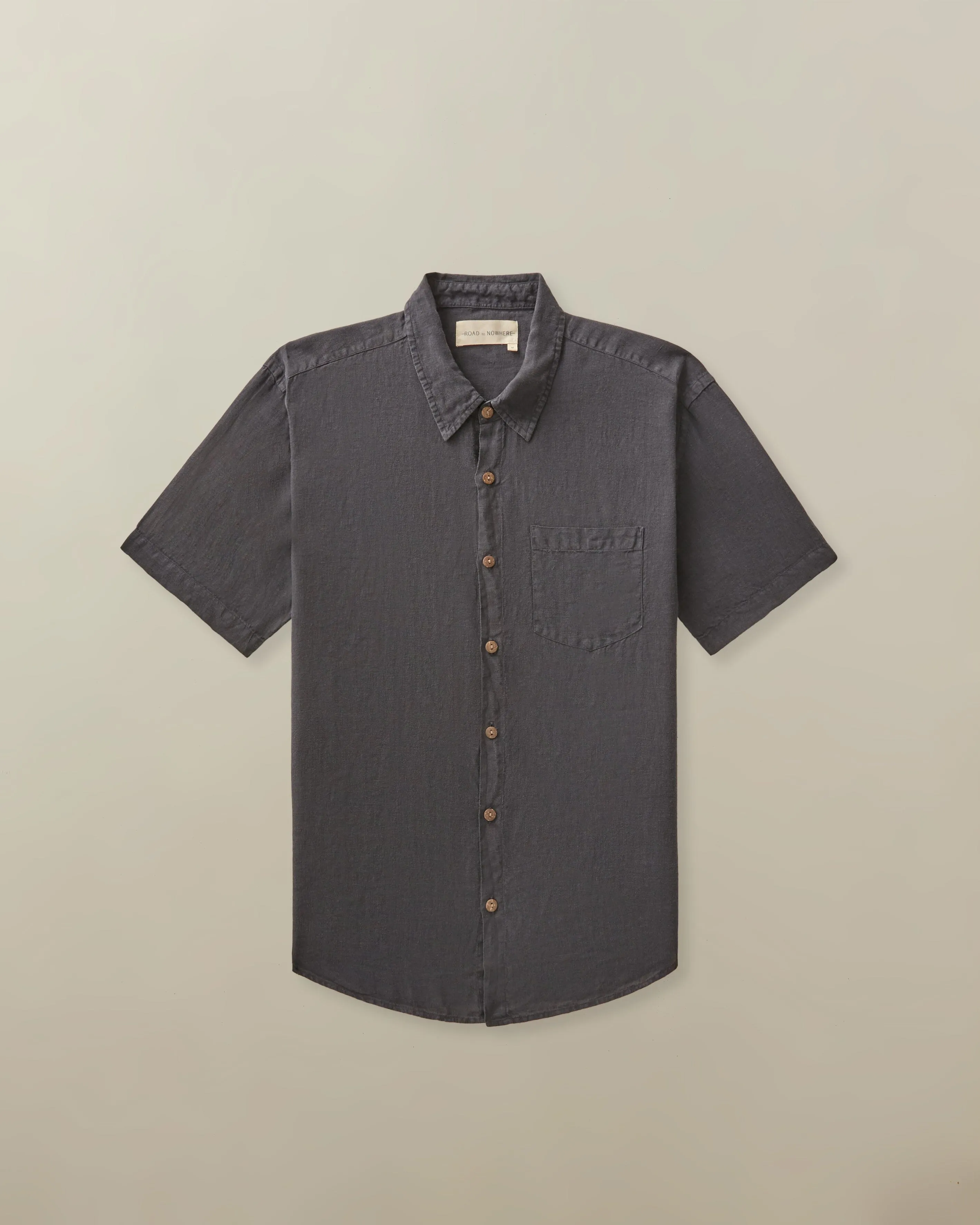 Men's Hudson Shirt in Garment Dyed Linen Eco friendly