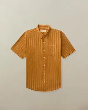 Mens Hudson Shirt in Organic Cotton Dobby Dynamic design
