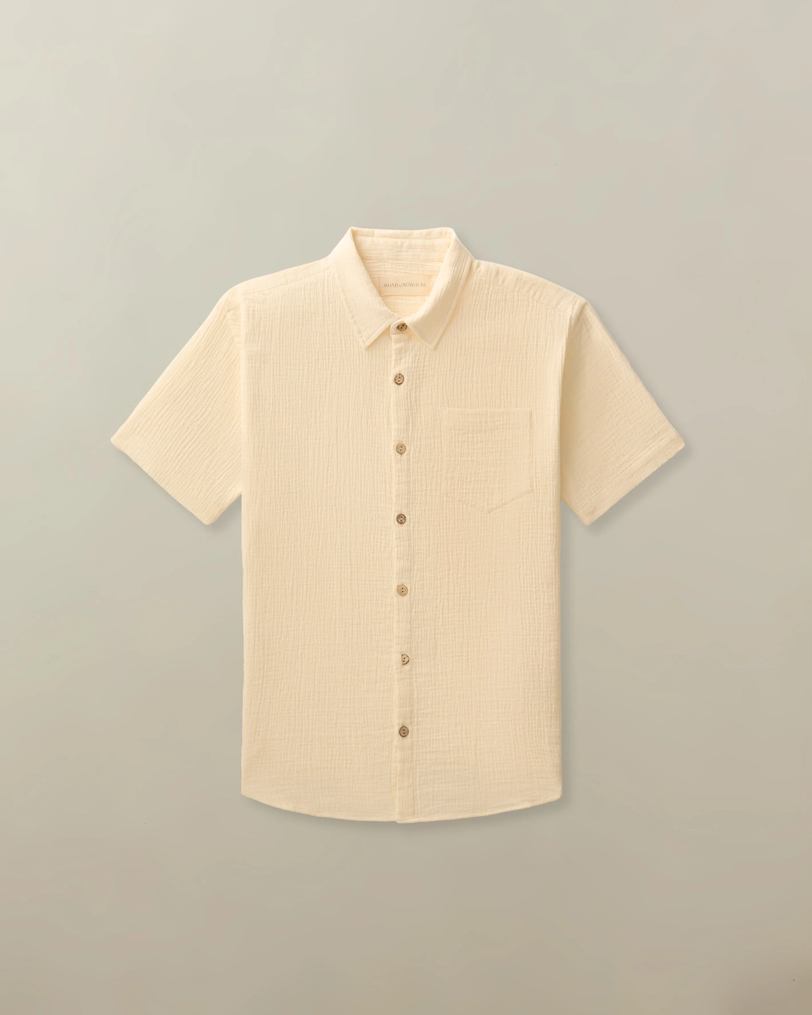 Men's Hudson Shirt in Organic Cotton Seersucker Modern look
