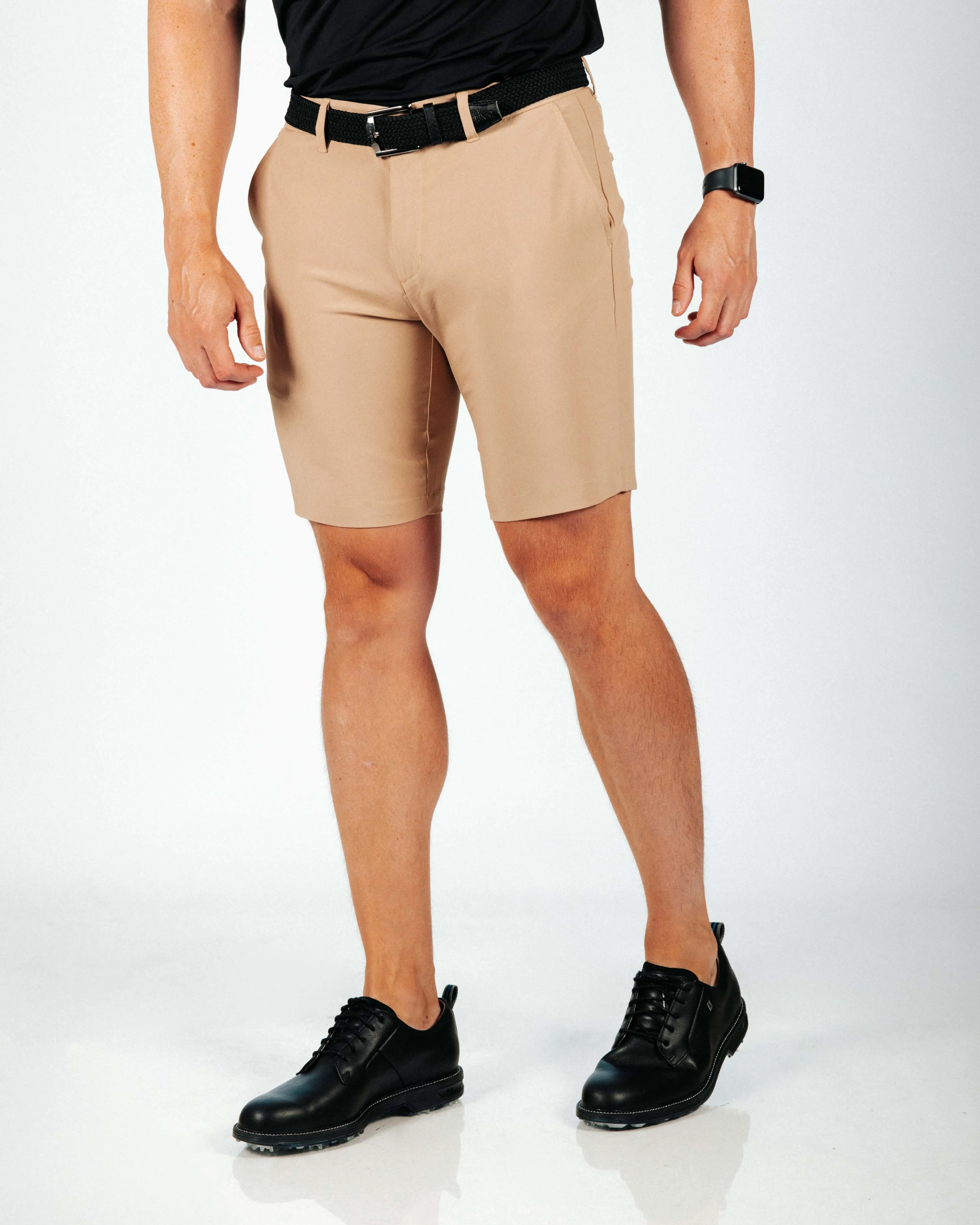 Men's Khaki Golf Shorts sport drill