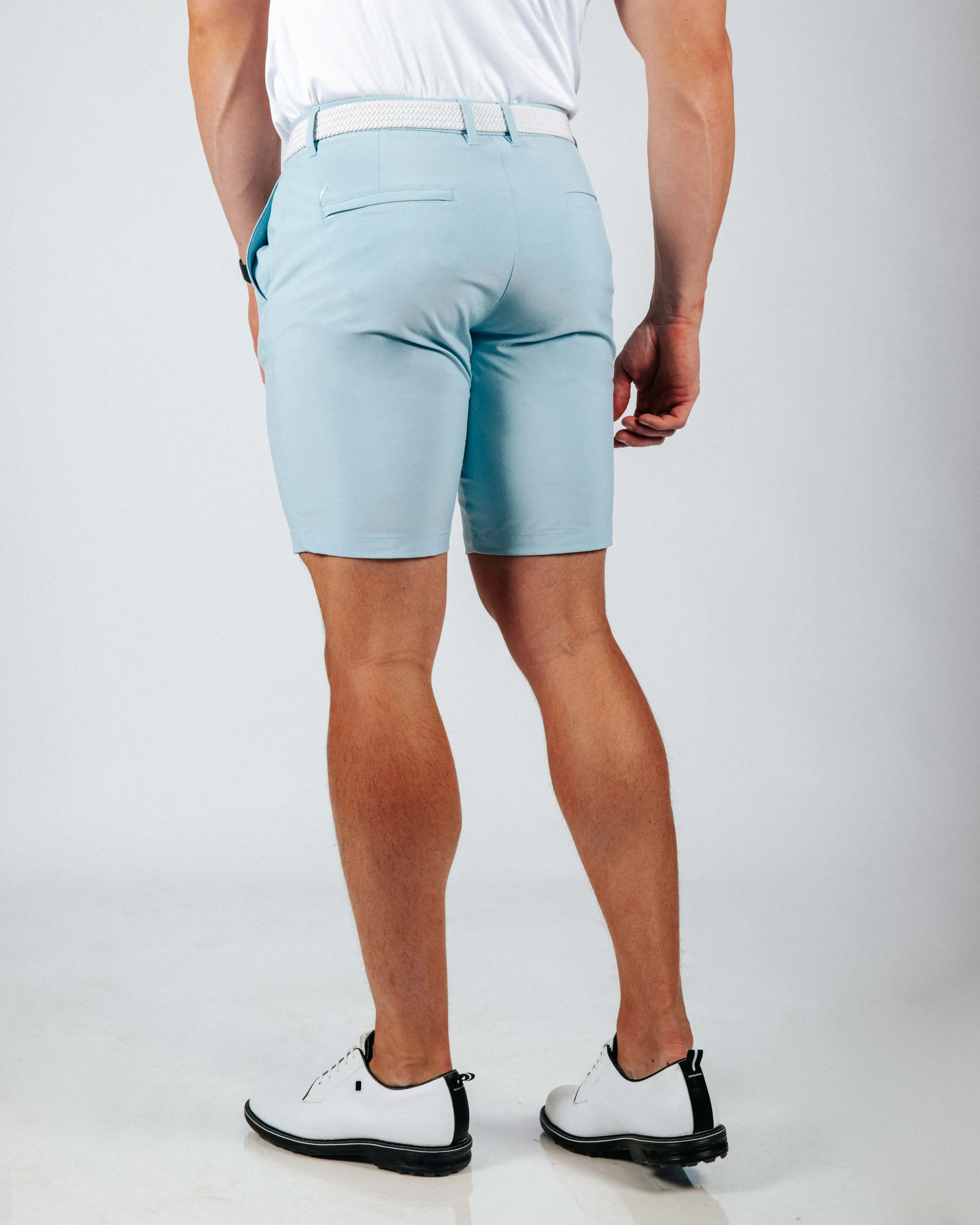 Men's Light Blue Golf Shorts comfort air