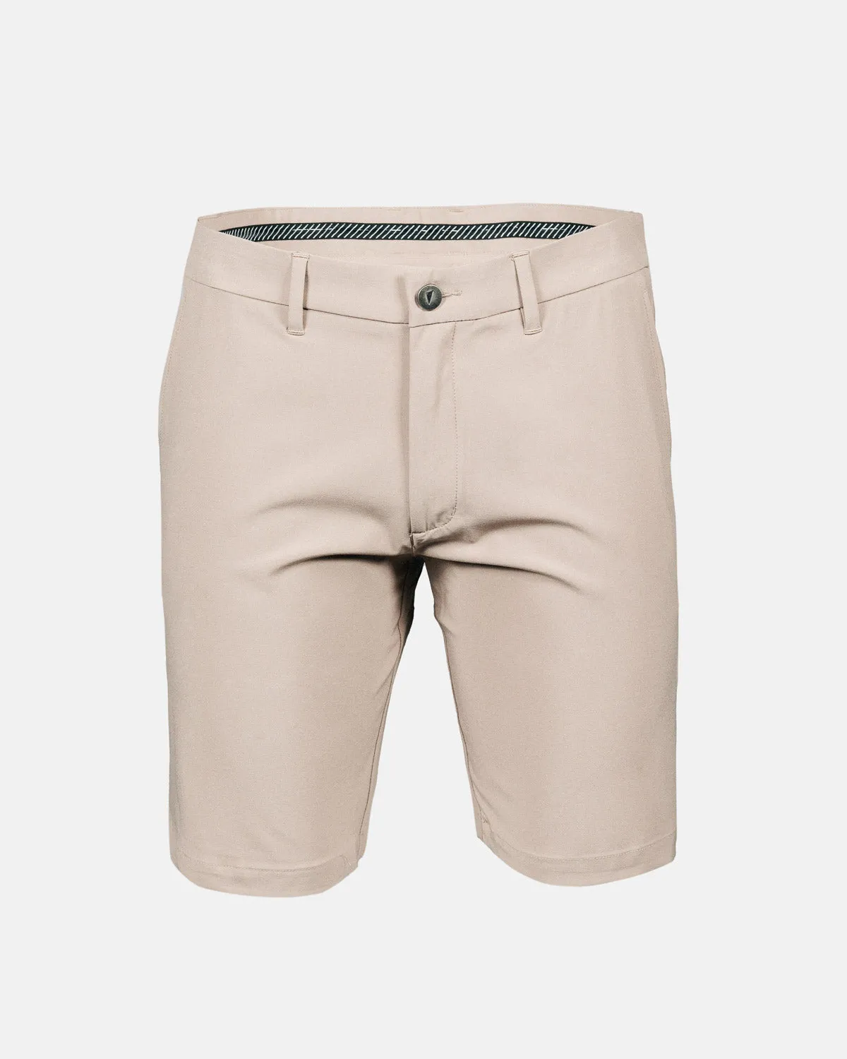 Men's Light Brown Golf Shorts custom design