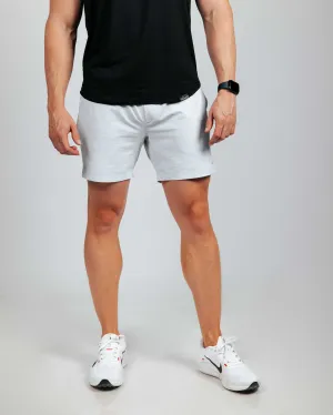 Men's Light Gray Active Shorts urban casual