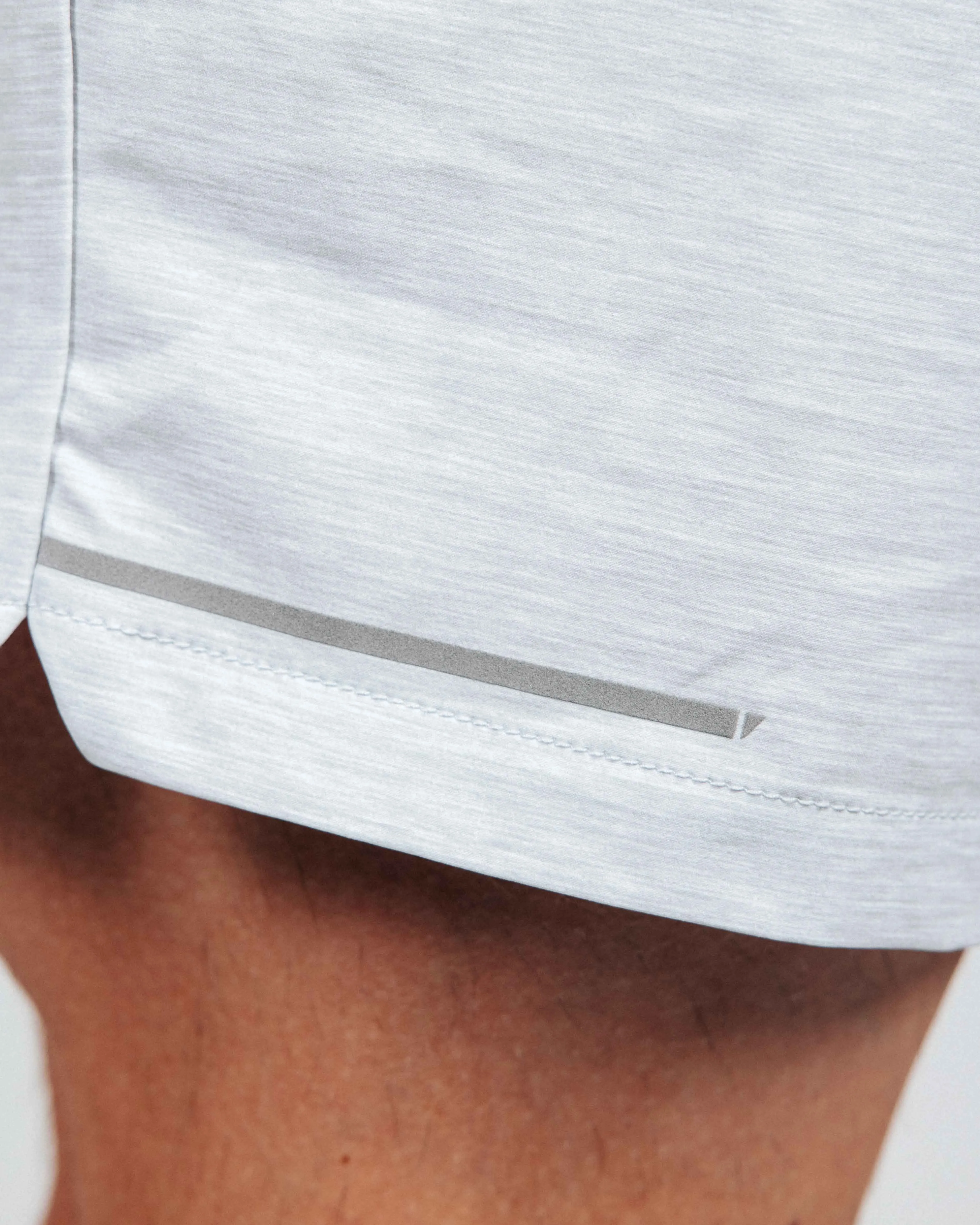 Men's Light Gray Active Shorts w/Liner simple style