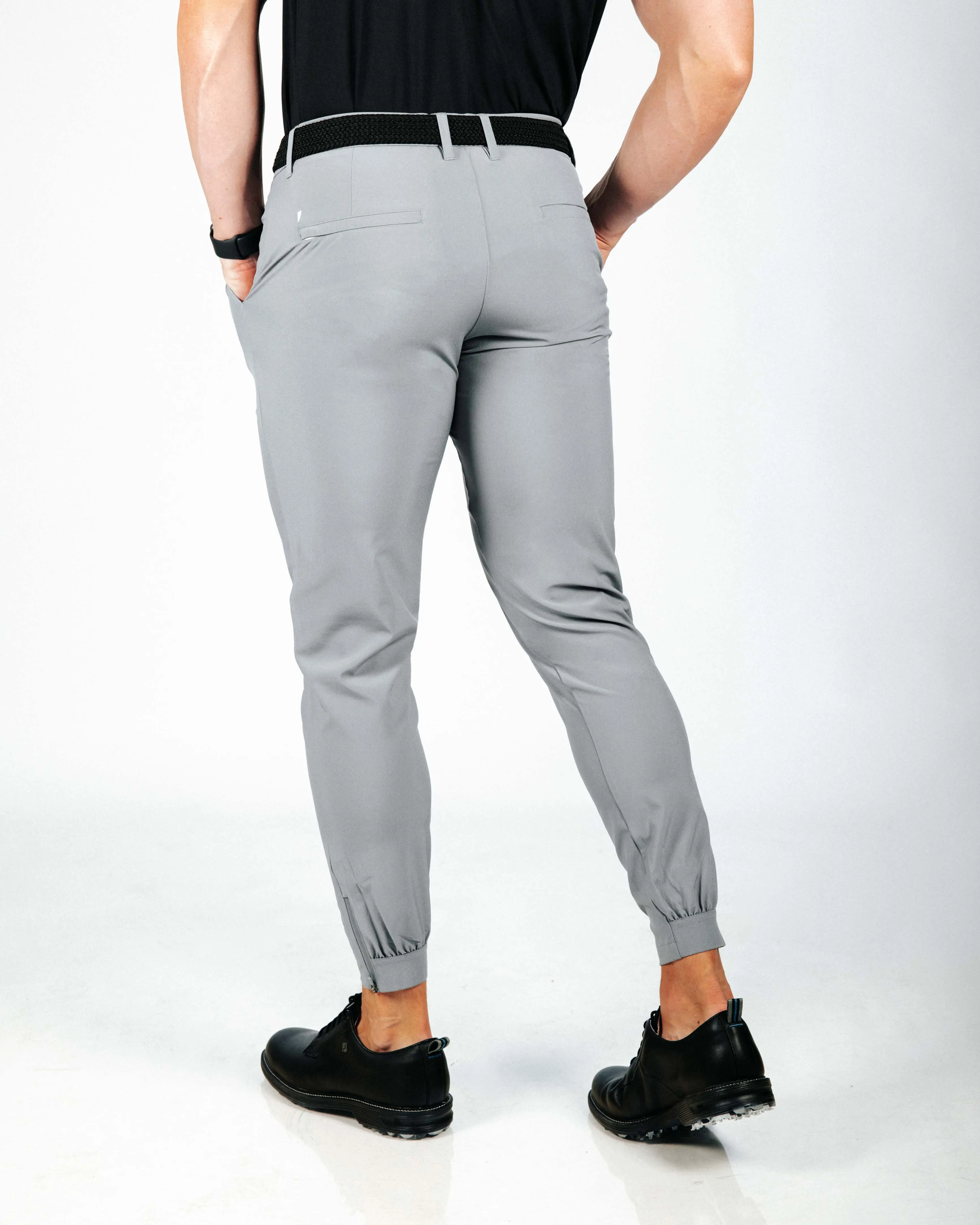 Men's Light Gray Golf Jogger flexible wear