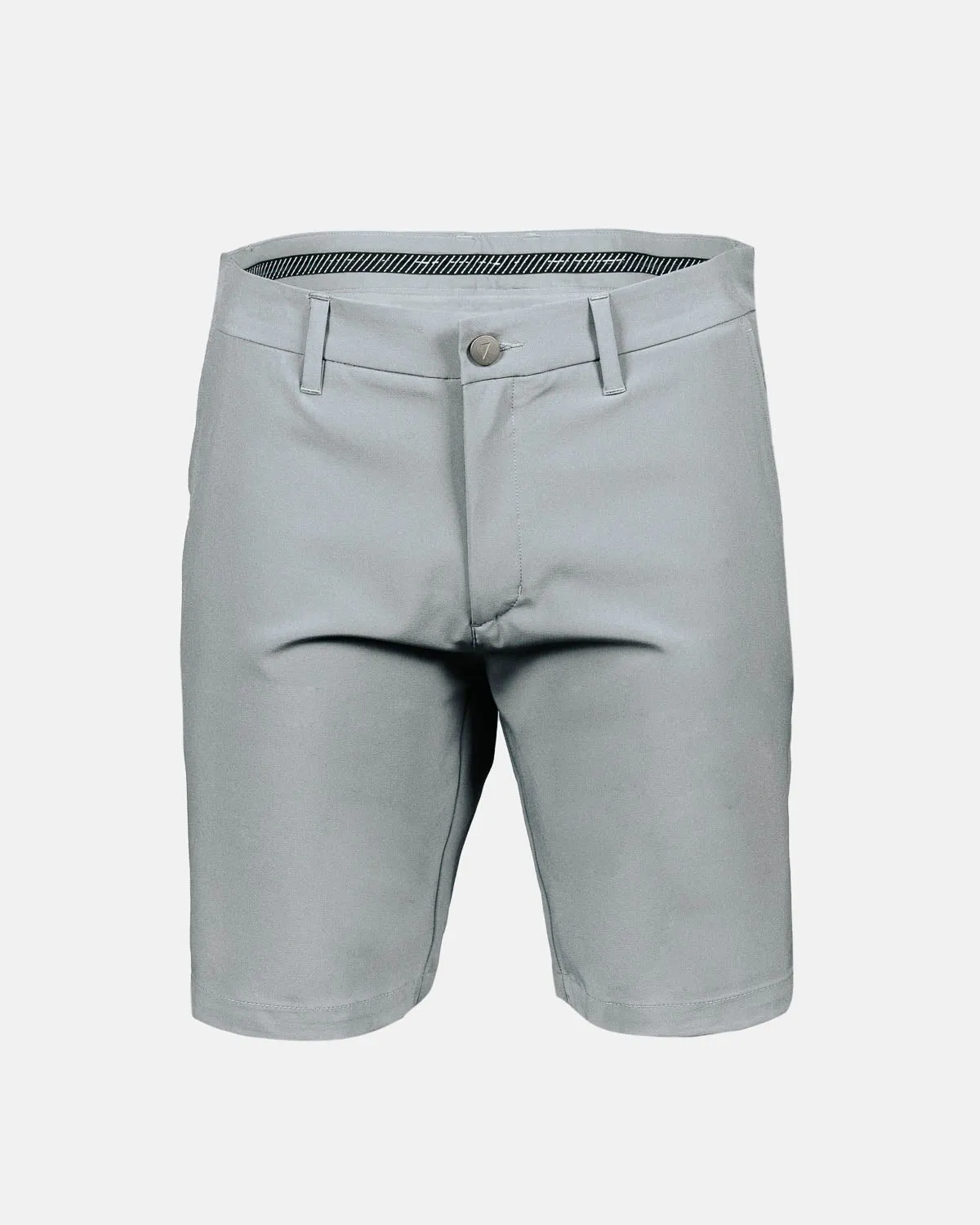 Men's Light Gray Golf Shorts stretch fabric